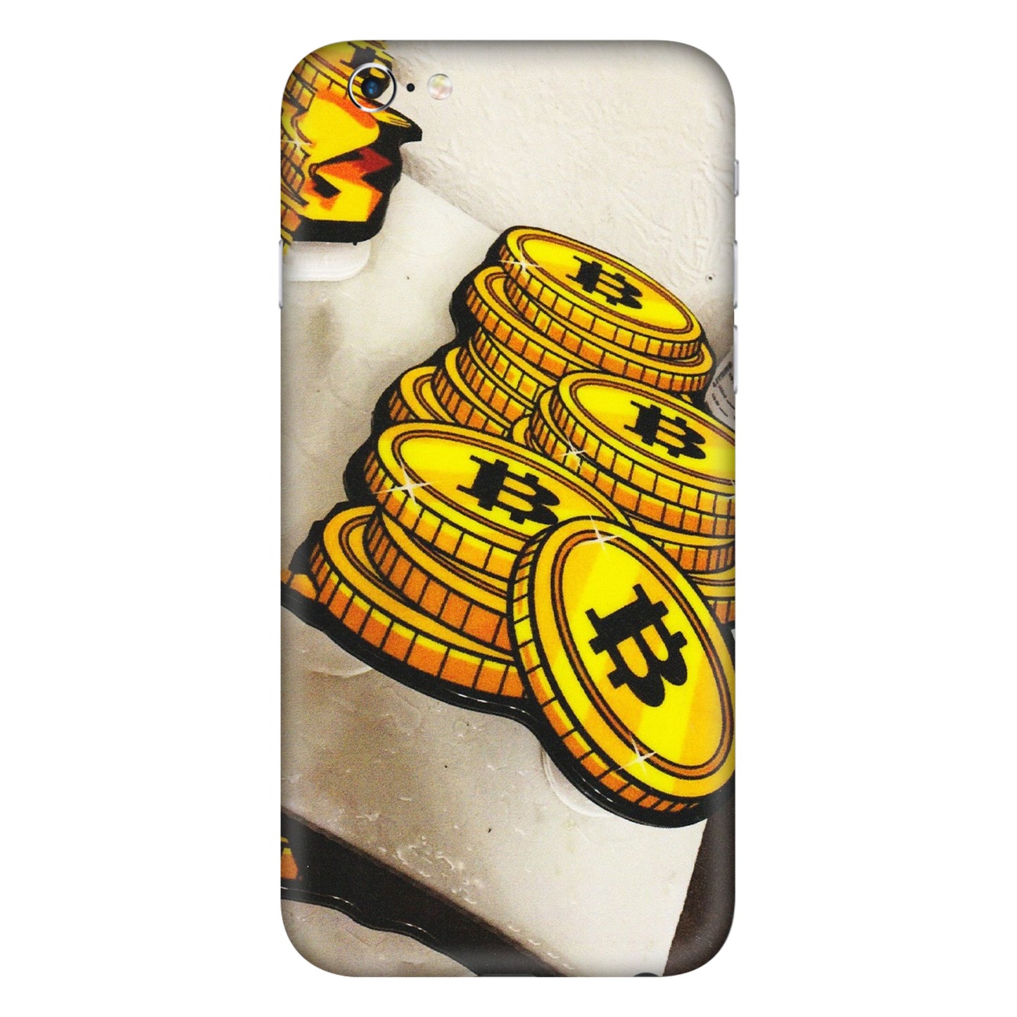 Apple iPhone Skins (All Models) - Billionaire Bitcoin Collection - Matte Finish (M-92) iPhone 6 Plus