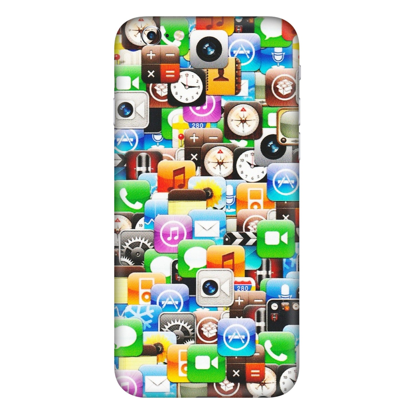 Apple iPhone Skins (All Models) - All Apple Icons - Matte Finish (M-93) iPhone 6 Plus