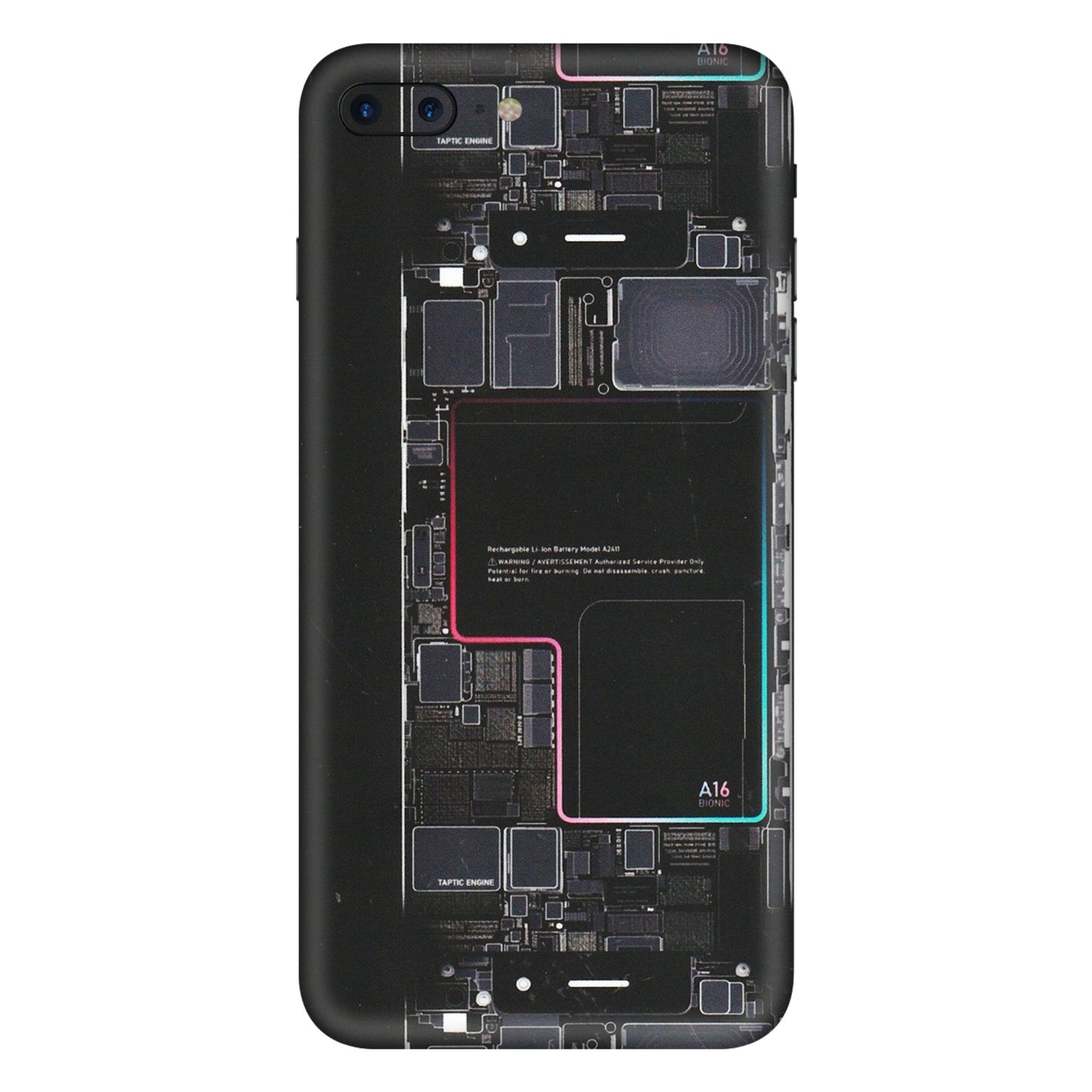 Apple iPhone Skins (All Models) - Motherboard Circuit Layout - Matte Finish (M-117) iPhone 7 Plus