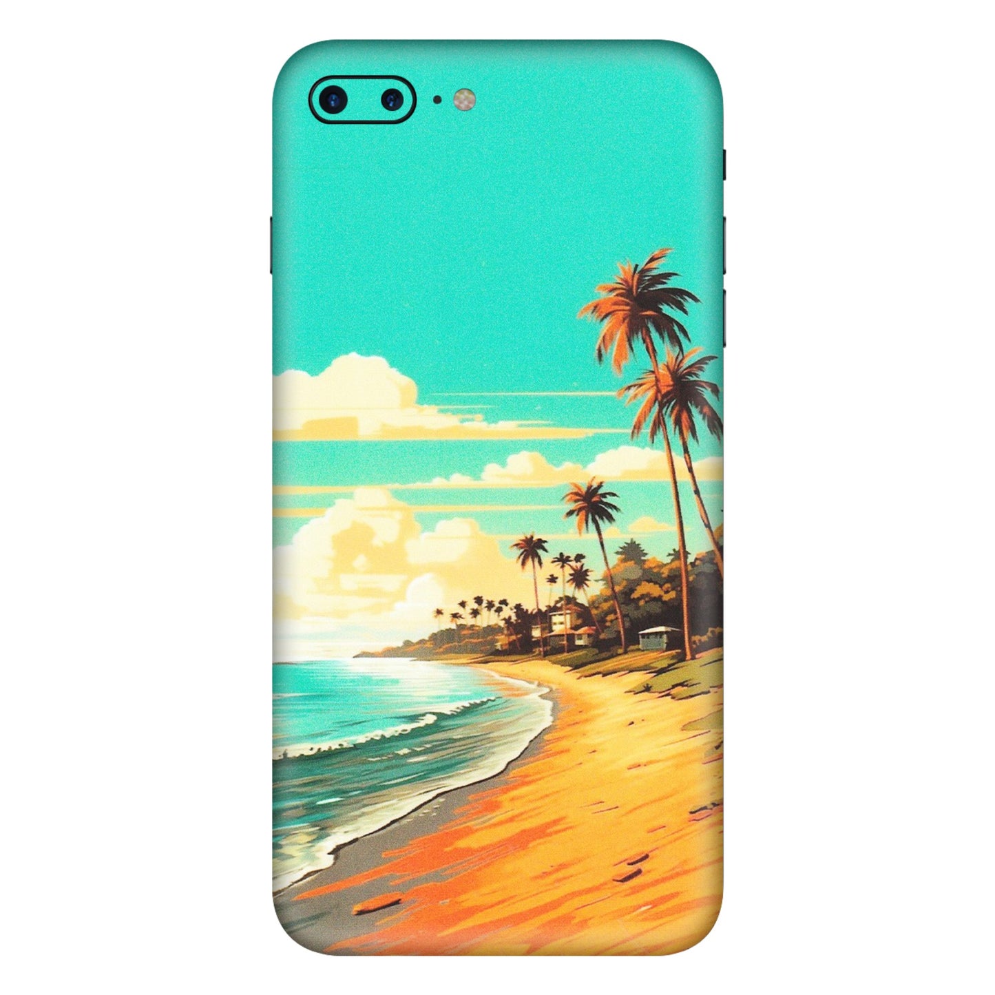 Apple iPhone Skins (All Models) - Miami Beach - Matte Finish (M-136) iPhone 7 Plus