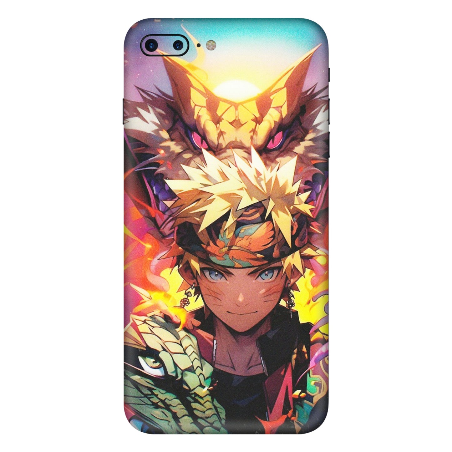 Apple iPhone Skins (All Models) - Angry Naruto Anime - Matte Finish (M-148) iPhone 7 Plus