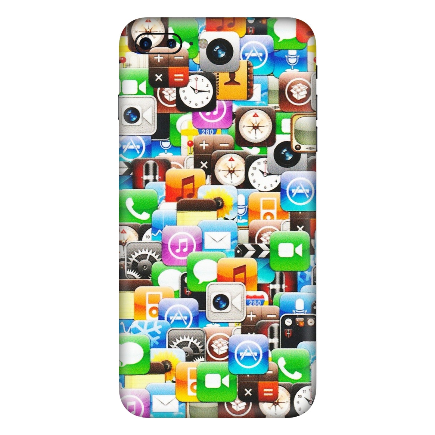 Apple iPhone Skins (All Models) - All Apple Icons - Matte Finish (M-93) iPhone 7 Plus