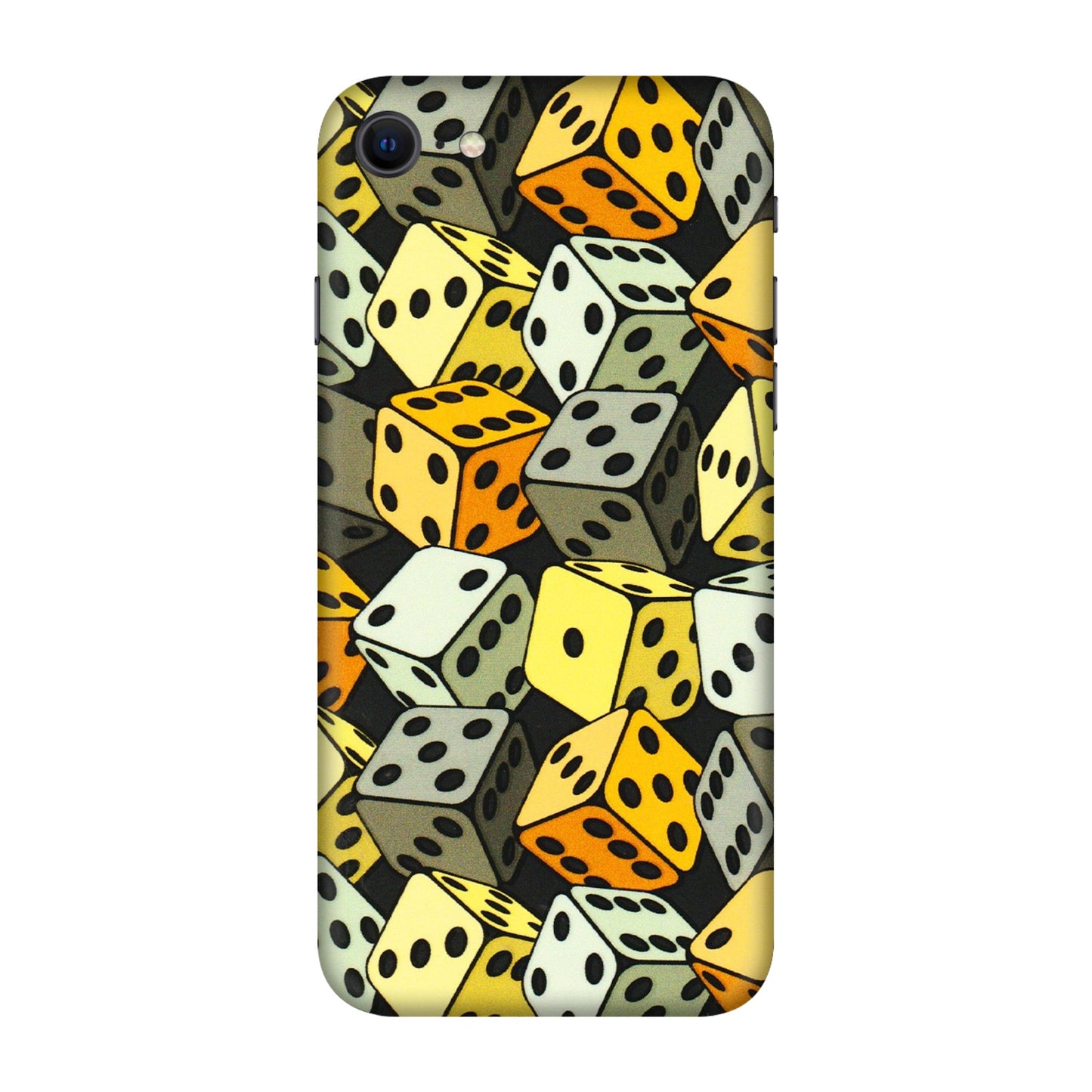 Apple iPhone Skins (All Models) - Dices Of Life - 3D Embossed Finish (L-04) iPhone SE