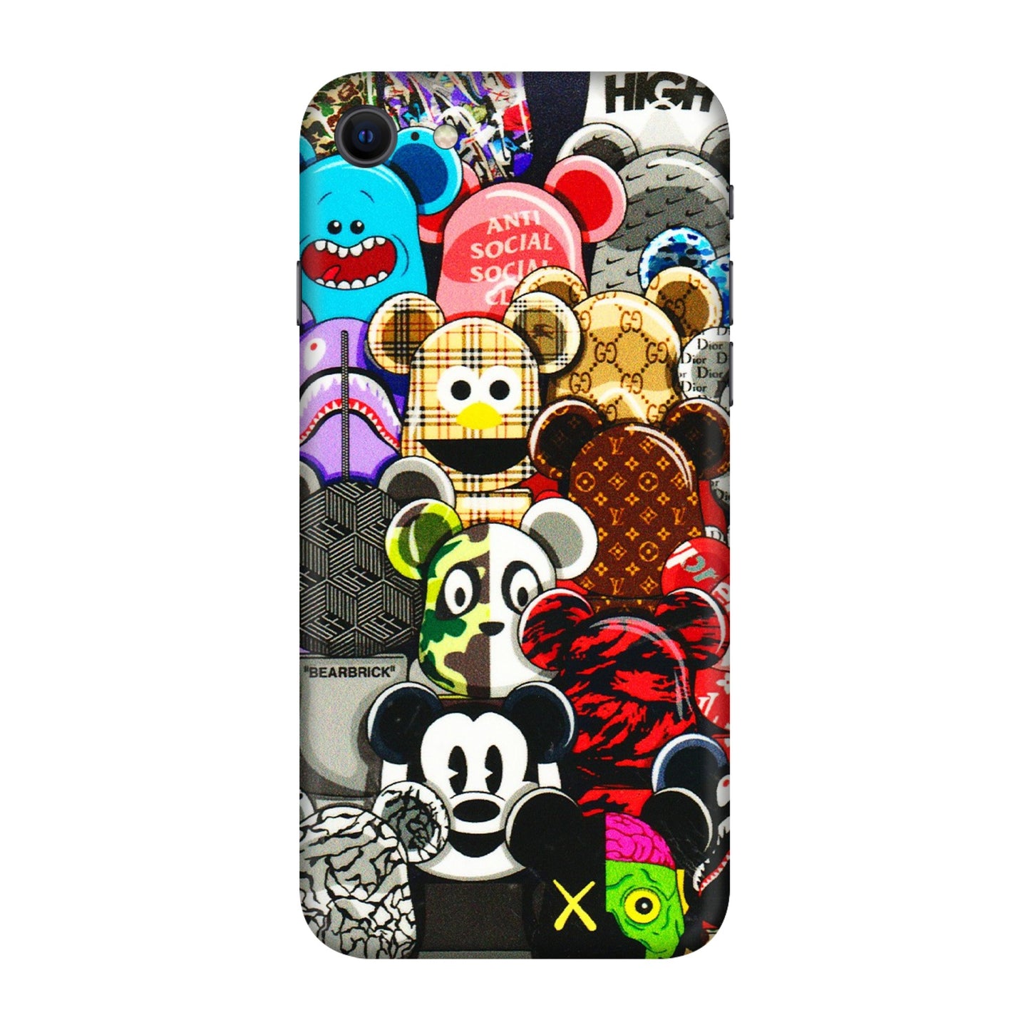 Apple iPhone Skins (All Models) - More Mickey Mouses - 3D Embossed Finish (L-118) iPhone SE