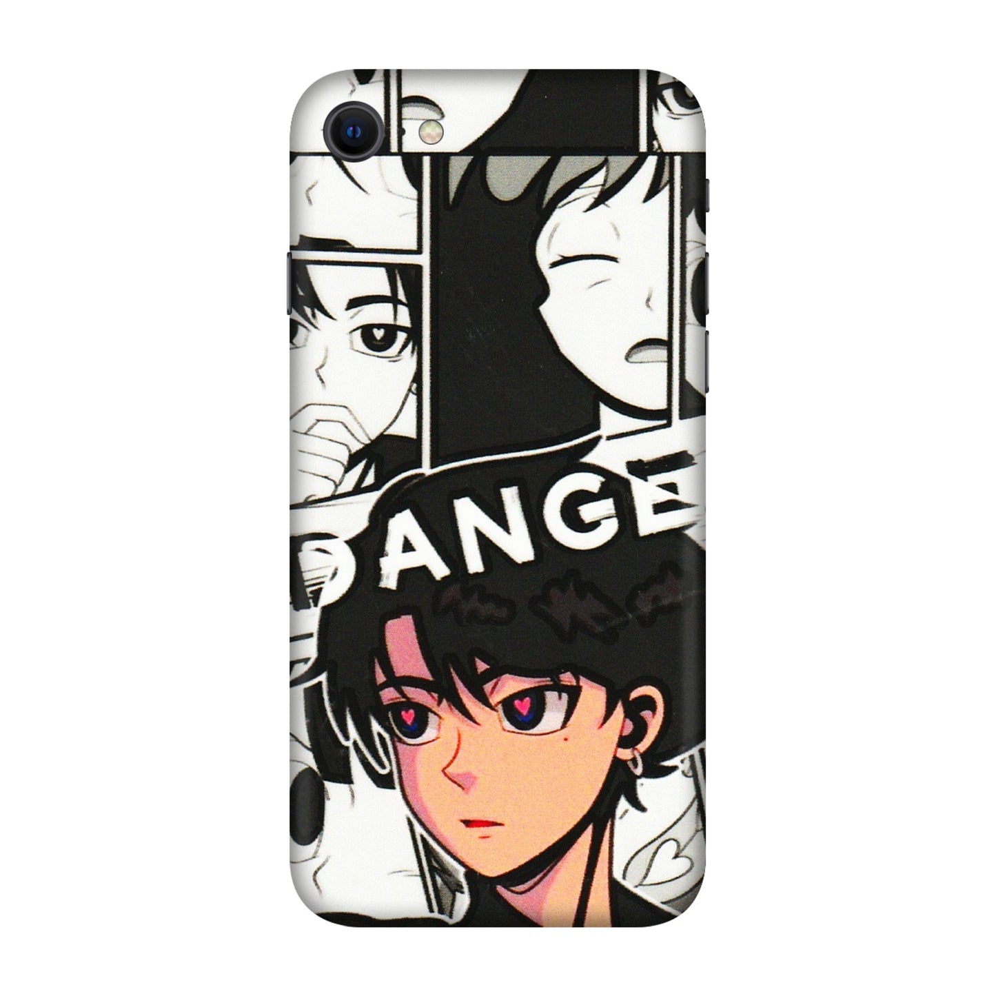 Apple iPhone Skins (All Models) - Danger Anime - 3D Embossed Finish (L-155) iPhone SE