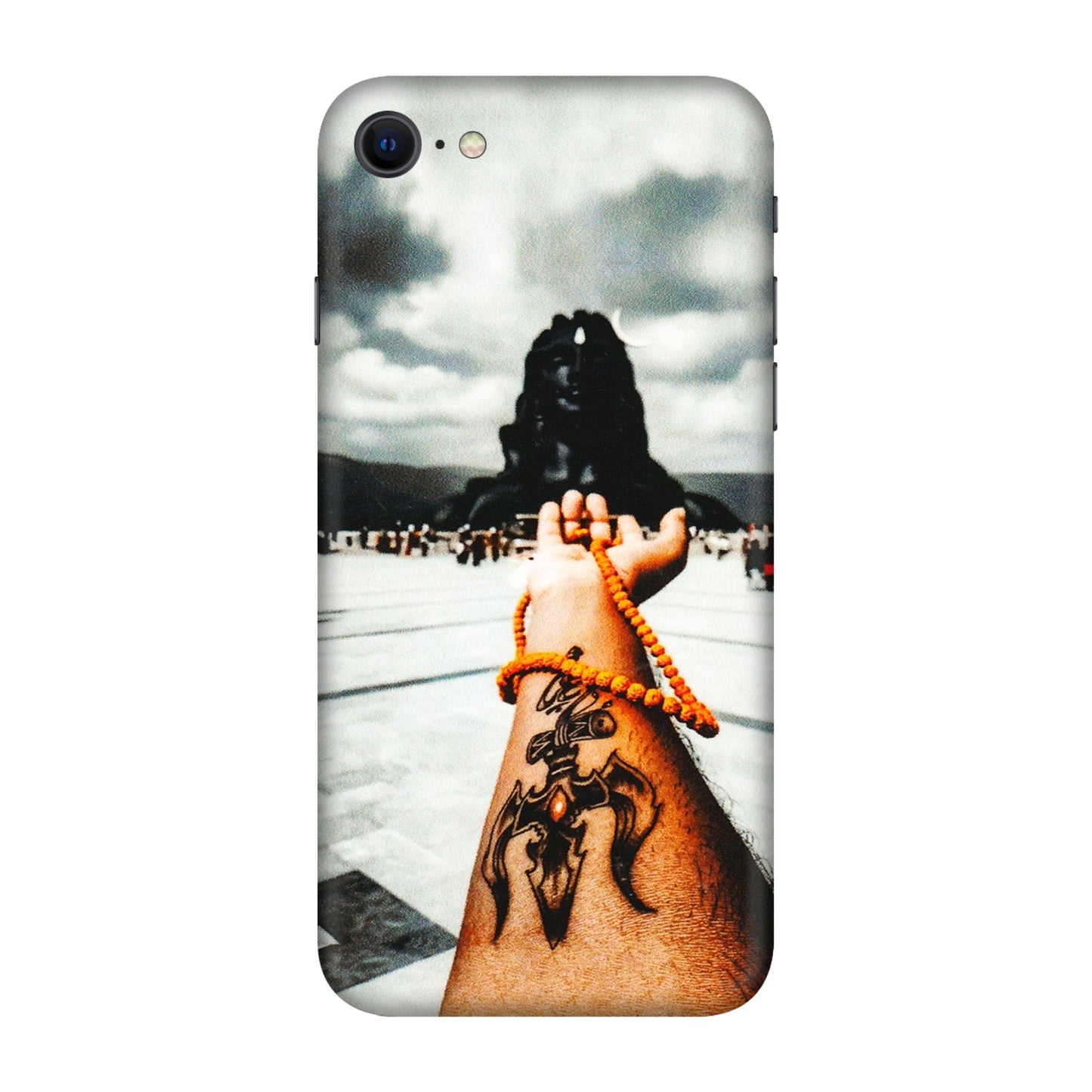 Apple iPhone Skins (All Models) - Jai Adiyogi Mahakaal - 3D Embossed Finish (L-164) iPhone SE