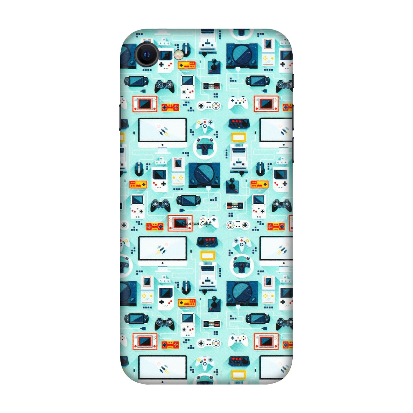 Apple iPhone Skins (All Models) - Gadgets Doodle - 3D Embossed Finish (L-184) iPhone SE
