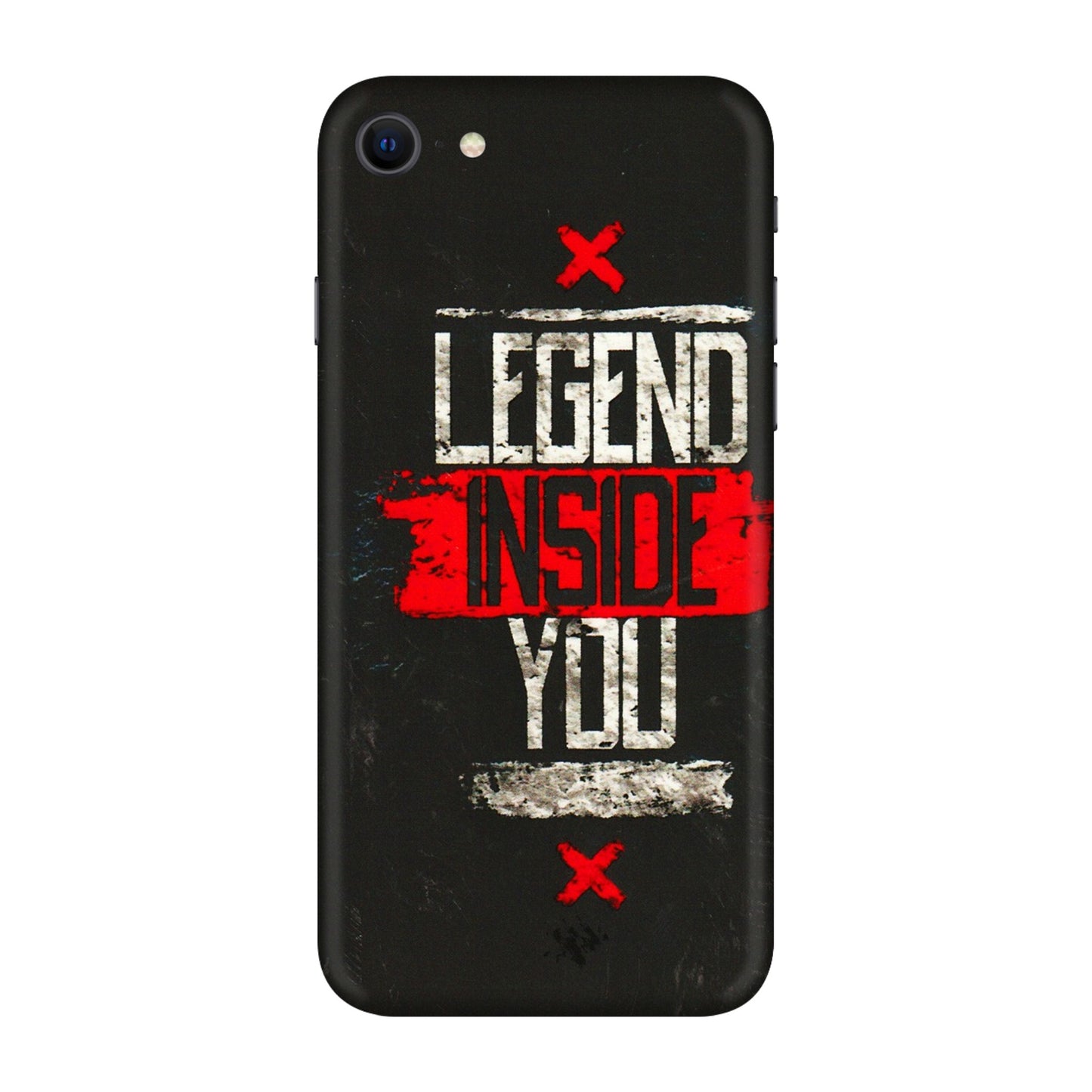 Apple iPhone Skins (All Models) - Legend Inside You - 3D Embossed Finish (L-186) iPhone SE