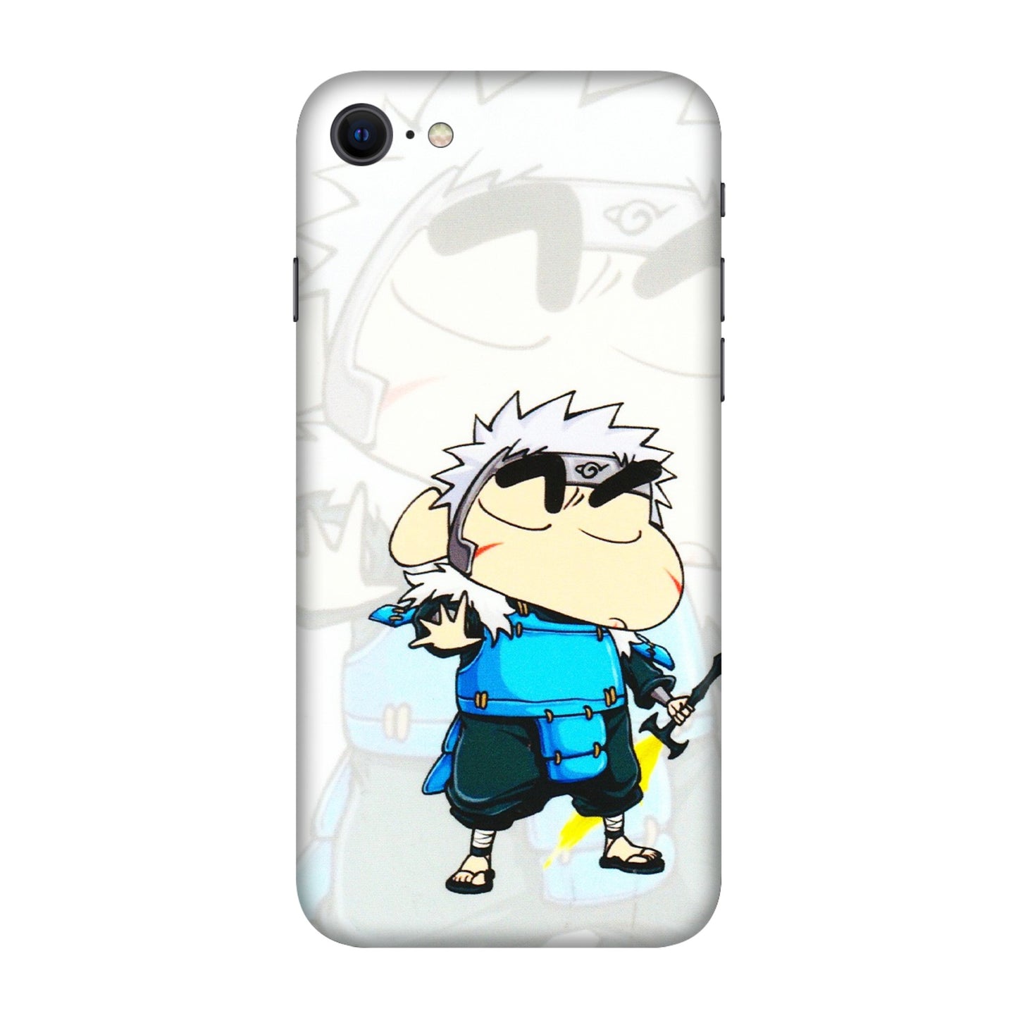 Apple iPhone Skins (All Models) - Angry Young Shinchan - 3D Embossed Finish (L-226) iPhone SE