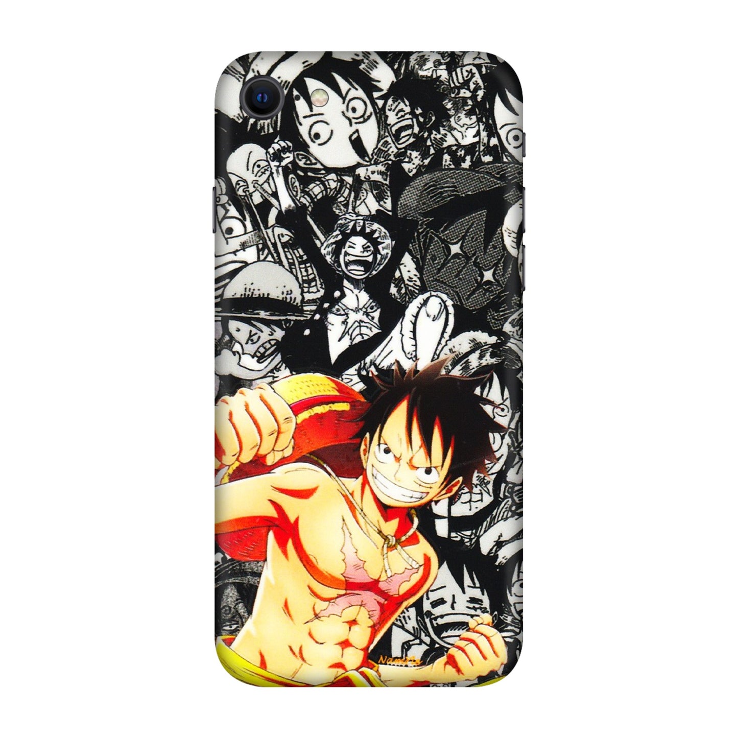 Apple iPhone Skins (All Models) - Anime Comics Games Doodles - 3D Embossed Finish (L-27) iPhone SE