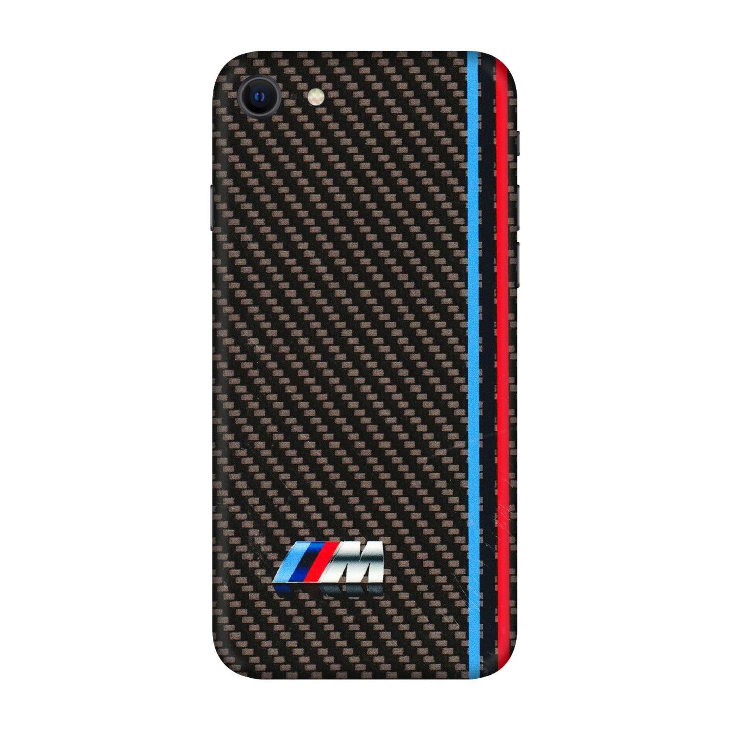 Apple iPhone Skins (All Models) - BM Carbon Fiber Feels - 3D Embossed Finish (L-38) iPhone SE