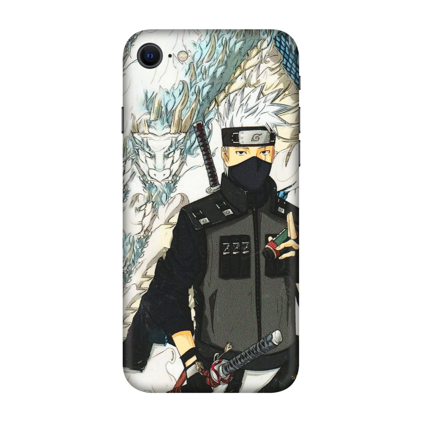 Apple iPhone Skins (All Models) - Kakashi Hatake Naruto Anime - 3D Embossed Finish (L-46) iPhone SE