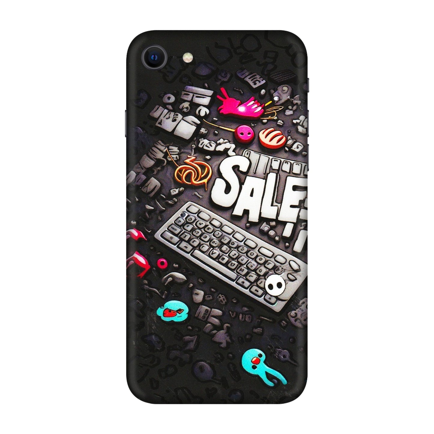 Apple iPhone Skins (All Models) - Gadgets Sale - 3D Embossed Finish (L-50) iPhone SE