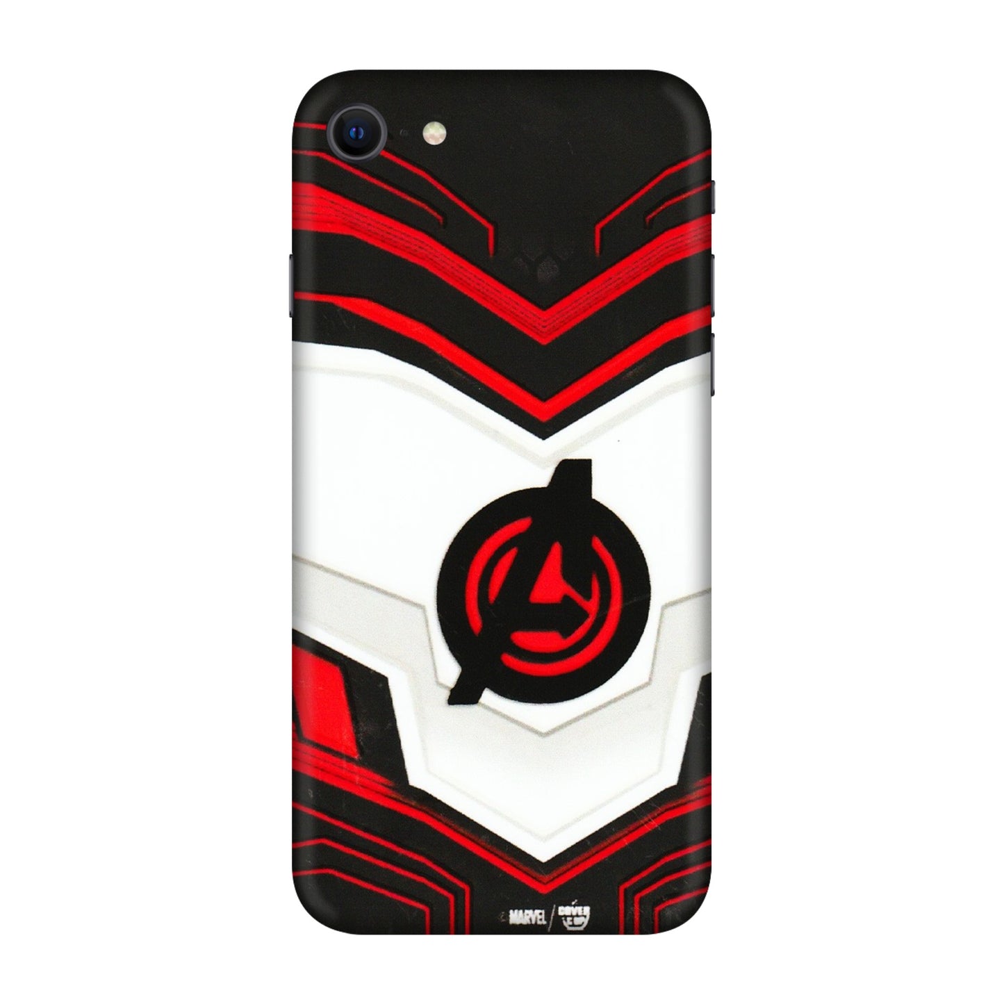 Apple iPhone Skins (All Models) - Avengers Logo - 3D Embossed Finish (L-55) iPhone SE