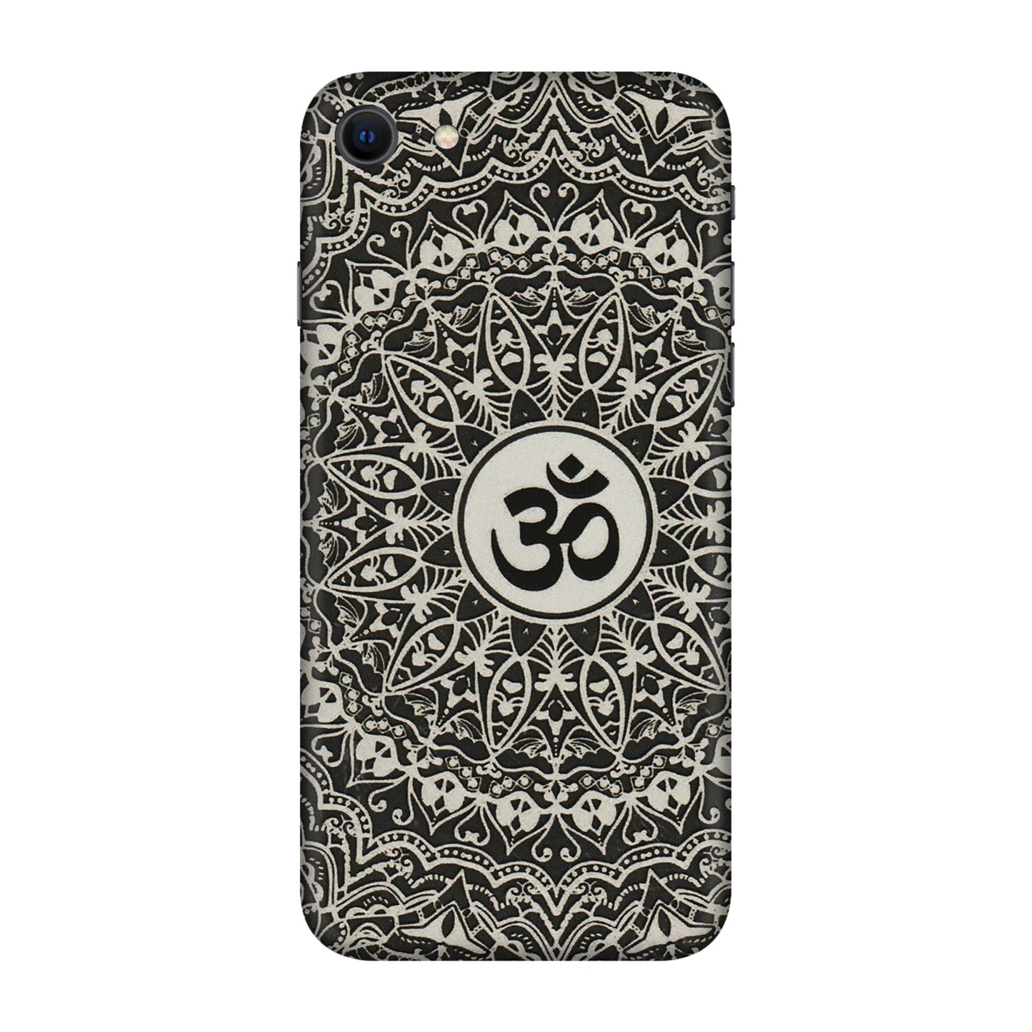 Apple iPhone Skins (All Models) - Aum Elegant Mandala - 3D Embossed Finish (L-62) iPhone SE