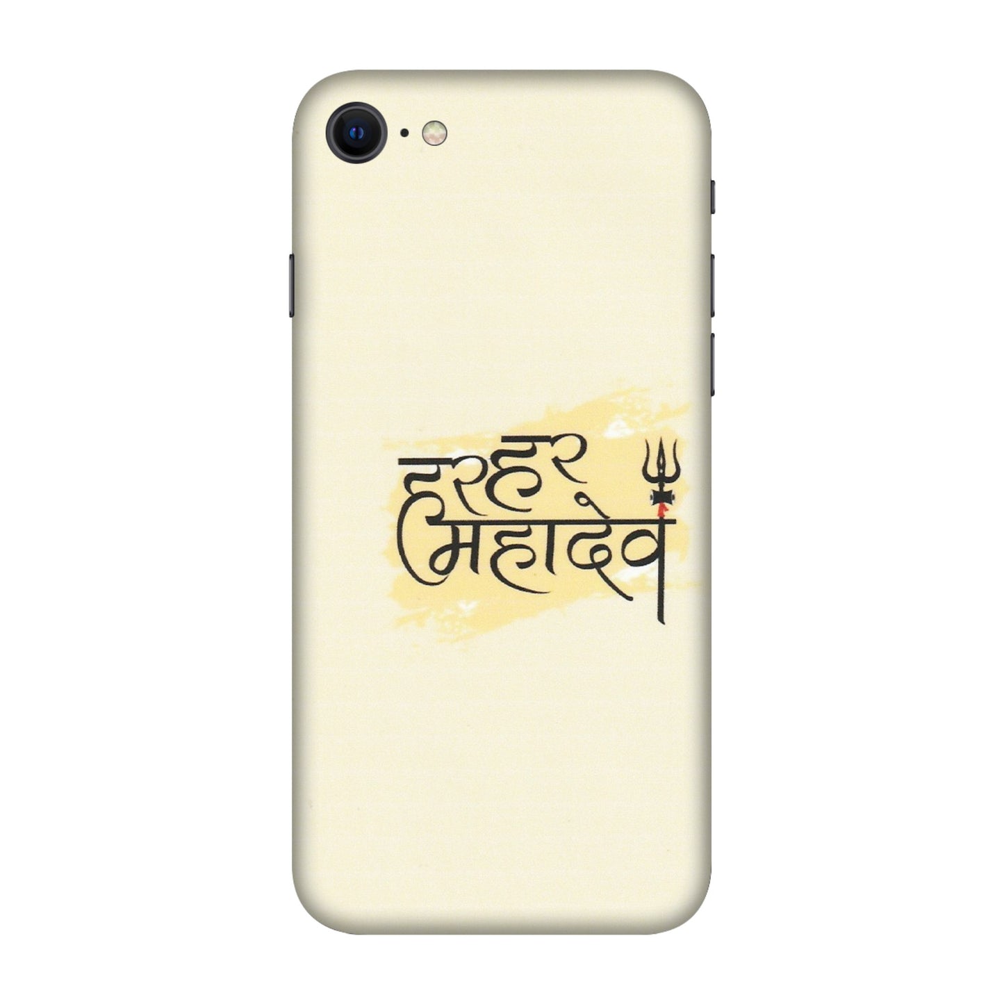 Apple iPhone Skins (All Models) - Har Har Mahadev - Matte Finish (M-10) iPhone SE