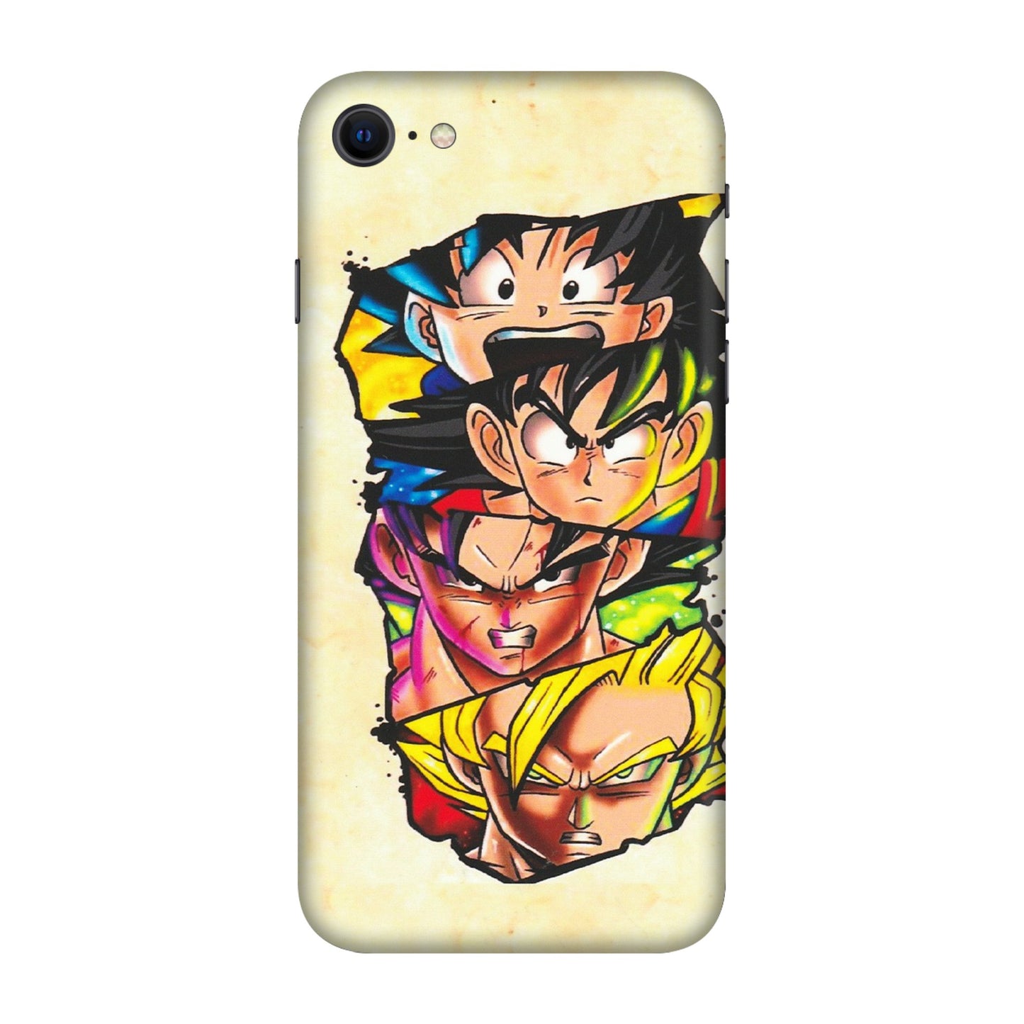 Apple iPhone Skins (All Models) - Angry Multi Anime - Matte Finish (M-113) iPhone SE