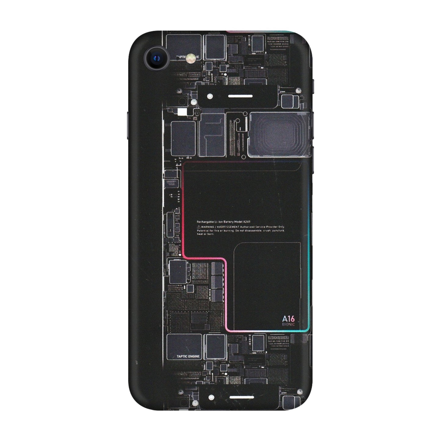 Apple iPhone Skins (All Models) - Motherboard Circuit Layout - Matte Finish (M-117) iPhone SE