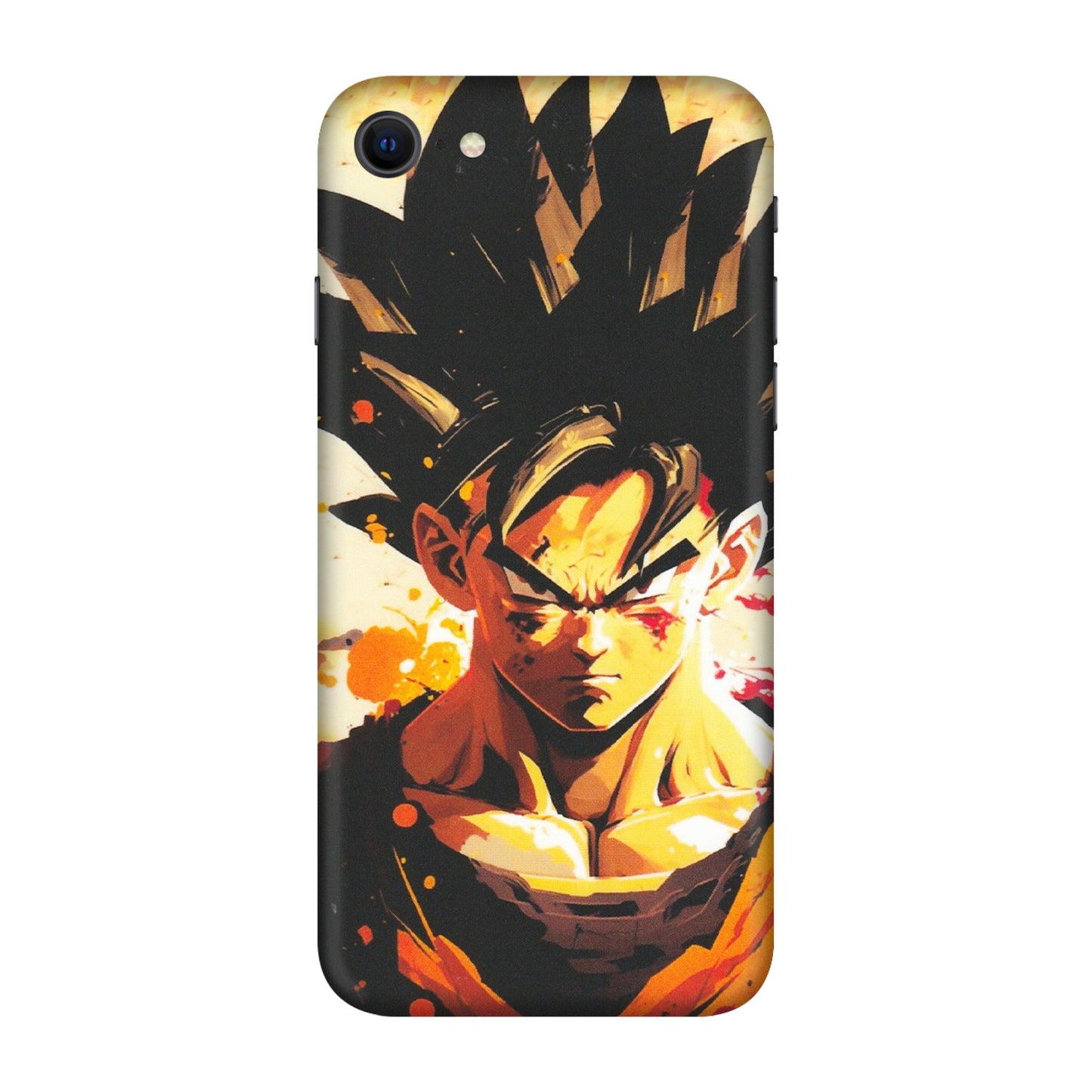 Apple iPhone Skins (All Models) - Angry Goku - Matte Finish (M-12) iPhone SE