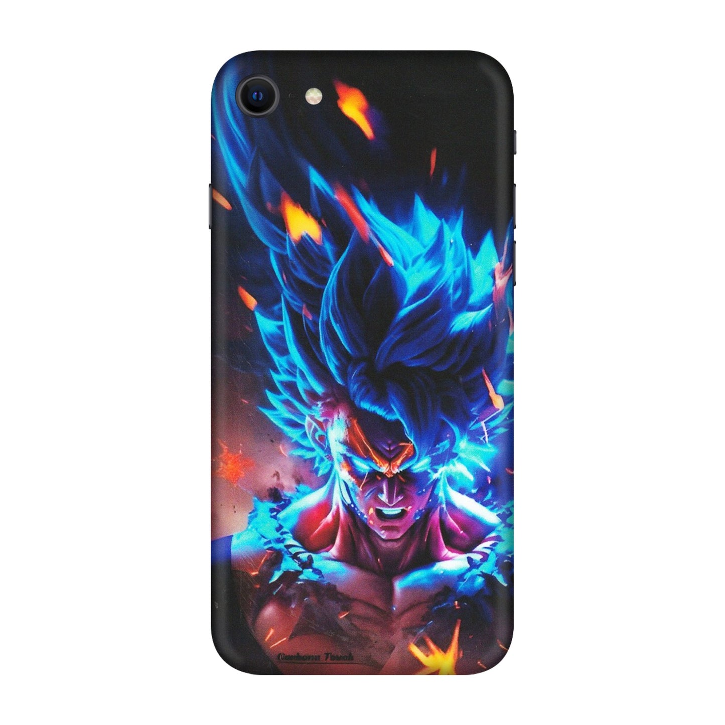 Apple iPhone Skins (All Models) - Angry Goku Dragon Ball Anime - Matte Finish (M-150) iPhone SE