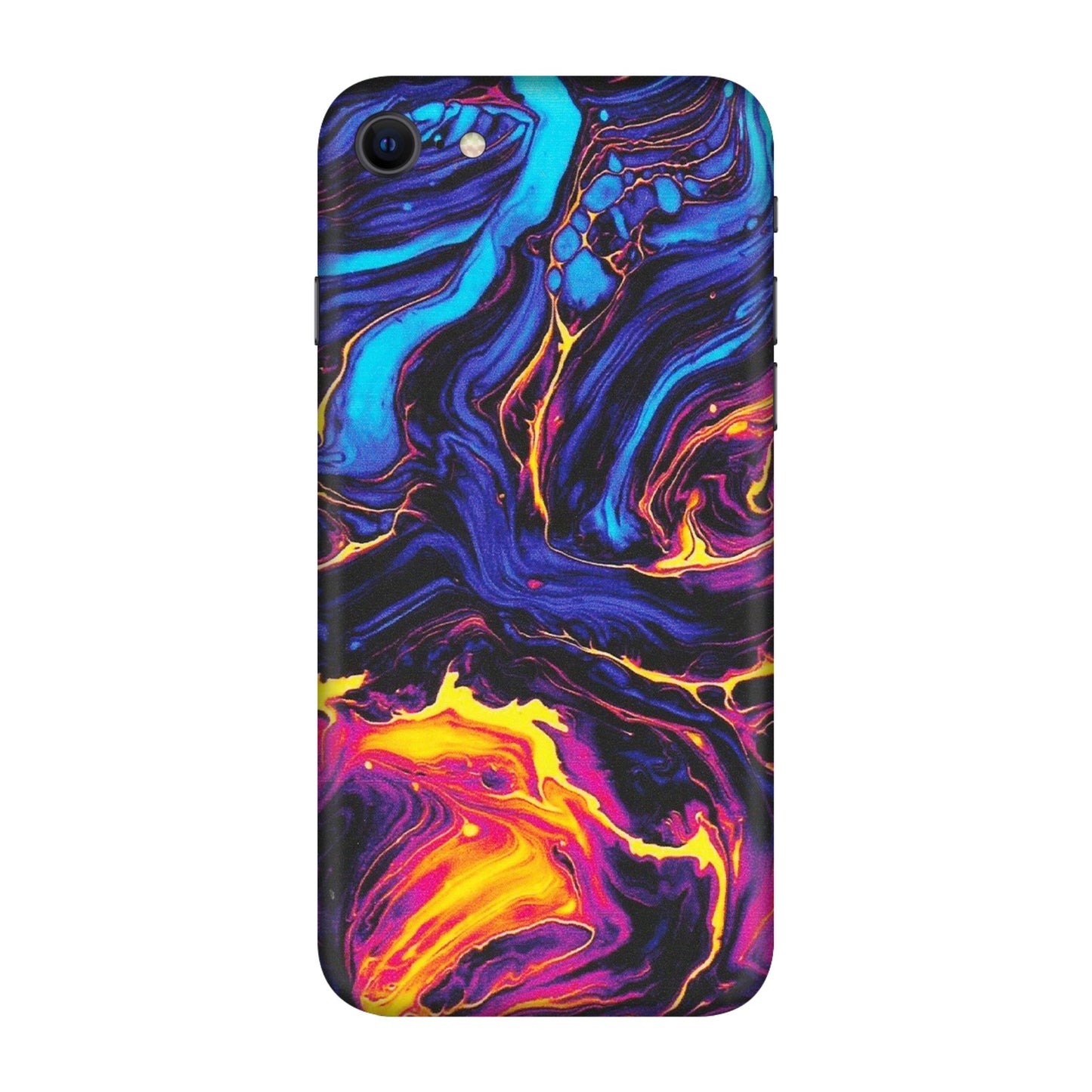 Apple iPhone Skins (All Models) - Abstract Paint Classy - Matte Finish (M-15) iPhone SE