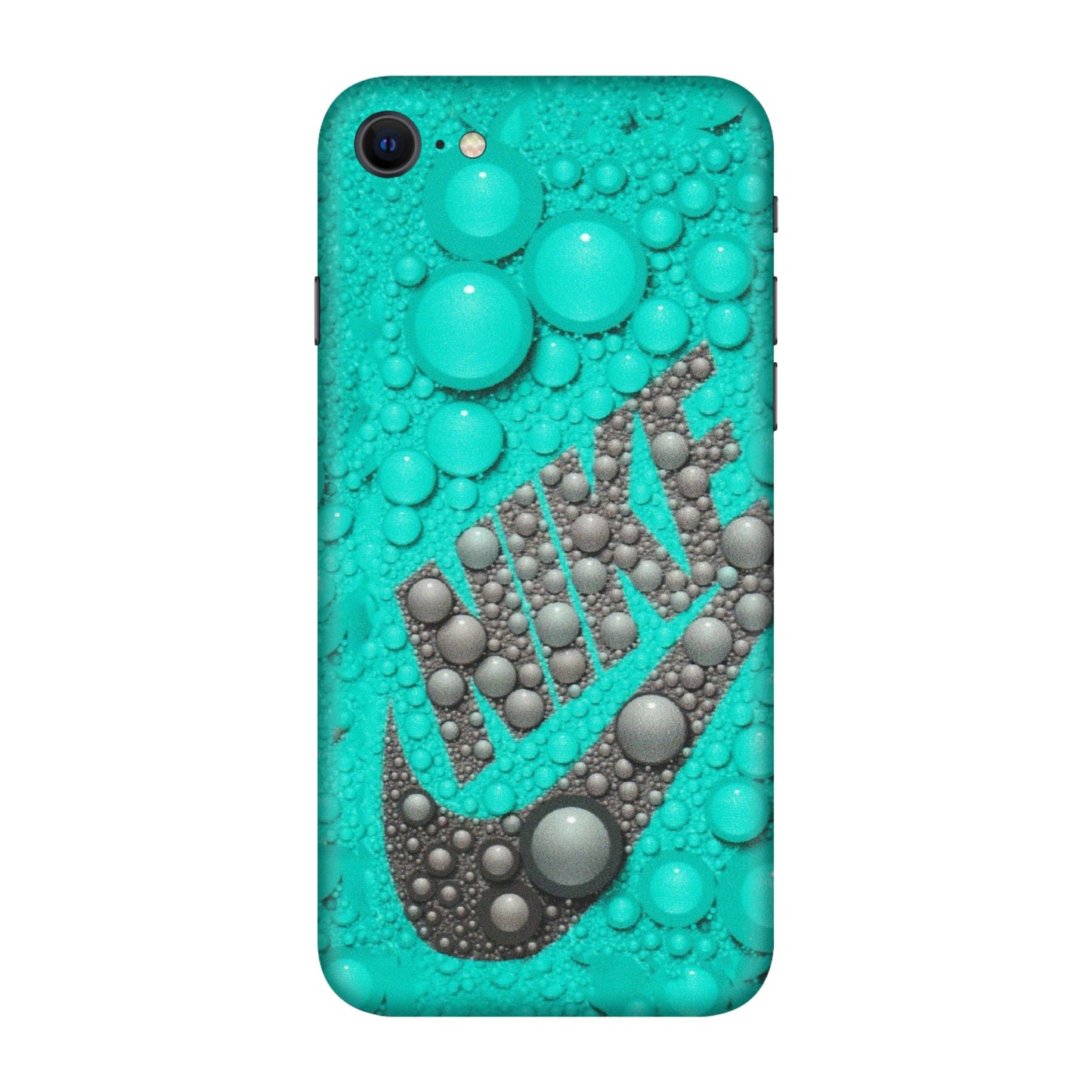 Apple iPhone Skins (All Models) - Shoe Brand Bubbles - Matte Finish (M-42) iPhone SE