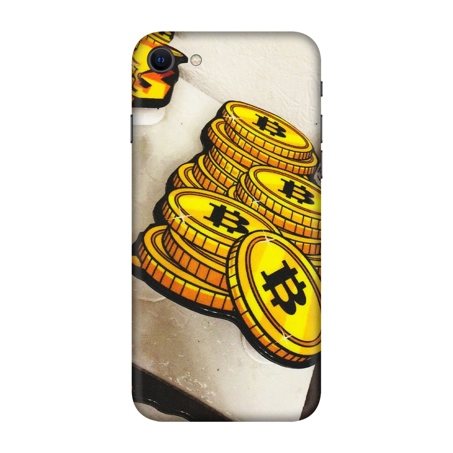 Apple iPhone Skins (All Models) - Billionaire Bitcoin Collection - Matte Finish (M-92) iPhone SE