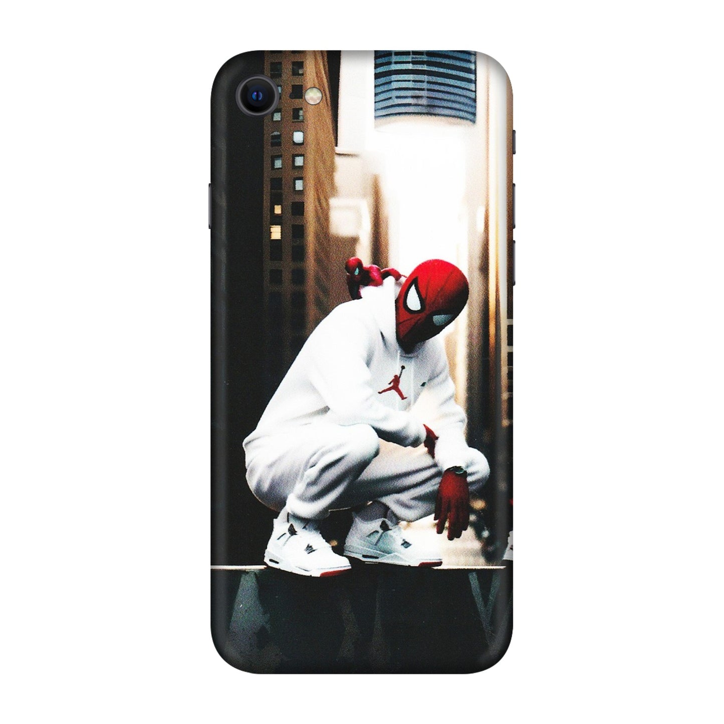 Apple iPhone Skins (All Models) - Sportsman Spider Man - Matte Finish (M-94) iPhone SE