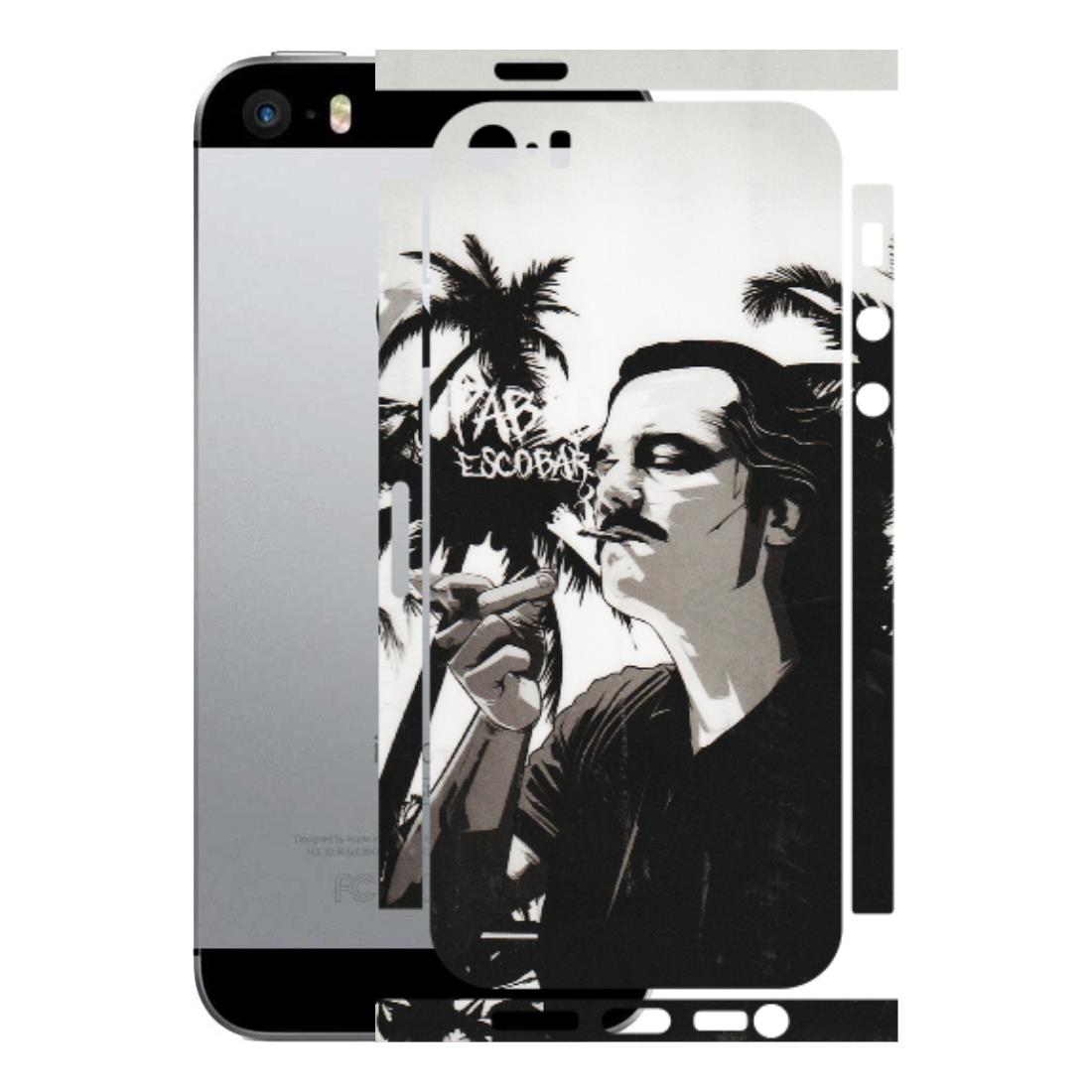 Apple iPhone Skins (All Models) - Pab Escobar - Transparent Finish (T-05) iPhone SE