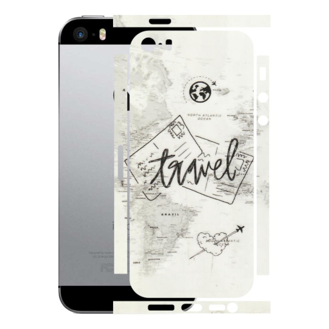 Apple iPhone Skins (All Models) - Travel Ticket - Transparent Finish (T-06) iPhone SE