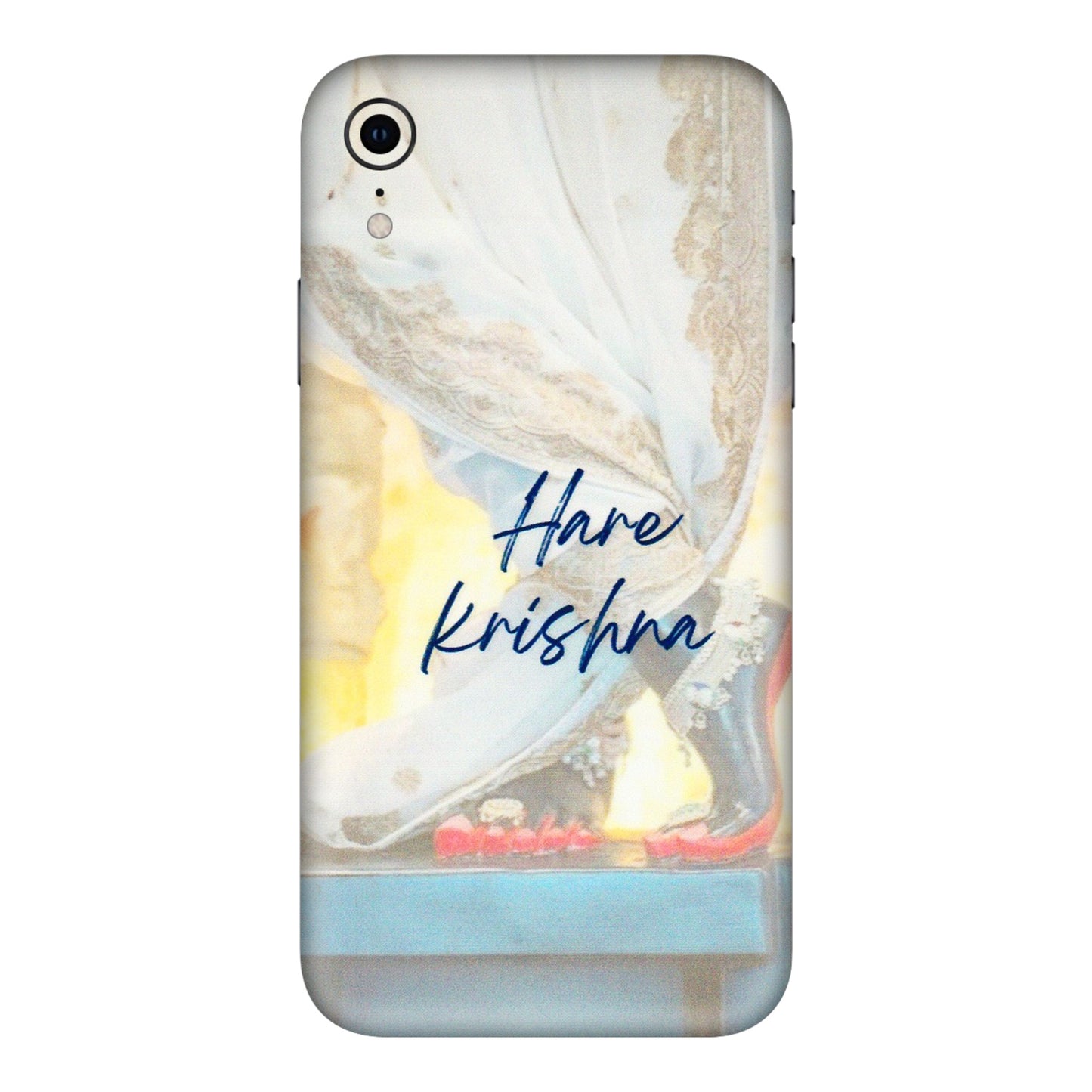 Apple iPhone Skins (All Models) - Hare Krishna - 3D Embossed Finish (L-03) iPhone XR