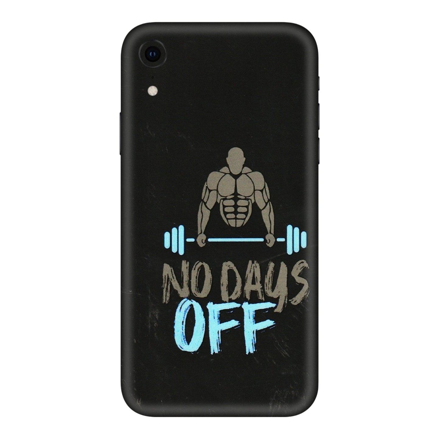 Apple iPhone Skins (All Models) - Gym Lover - 3D Embossed Finish (L-127) iPhone XR