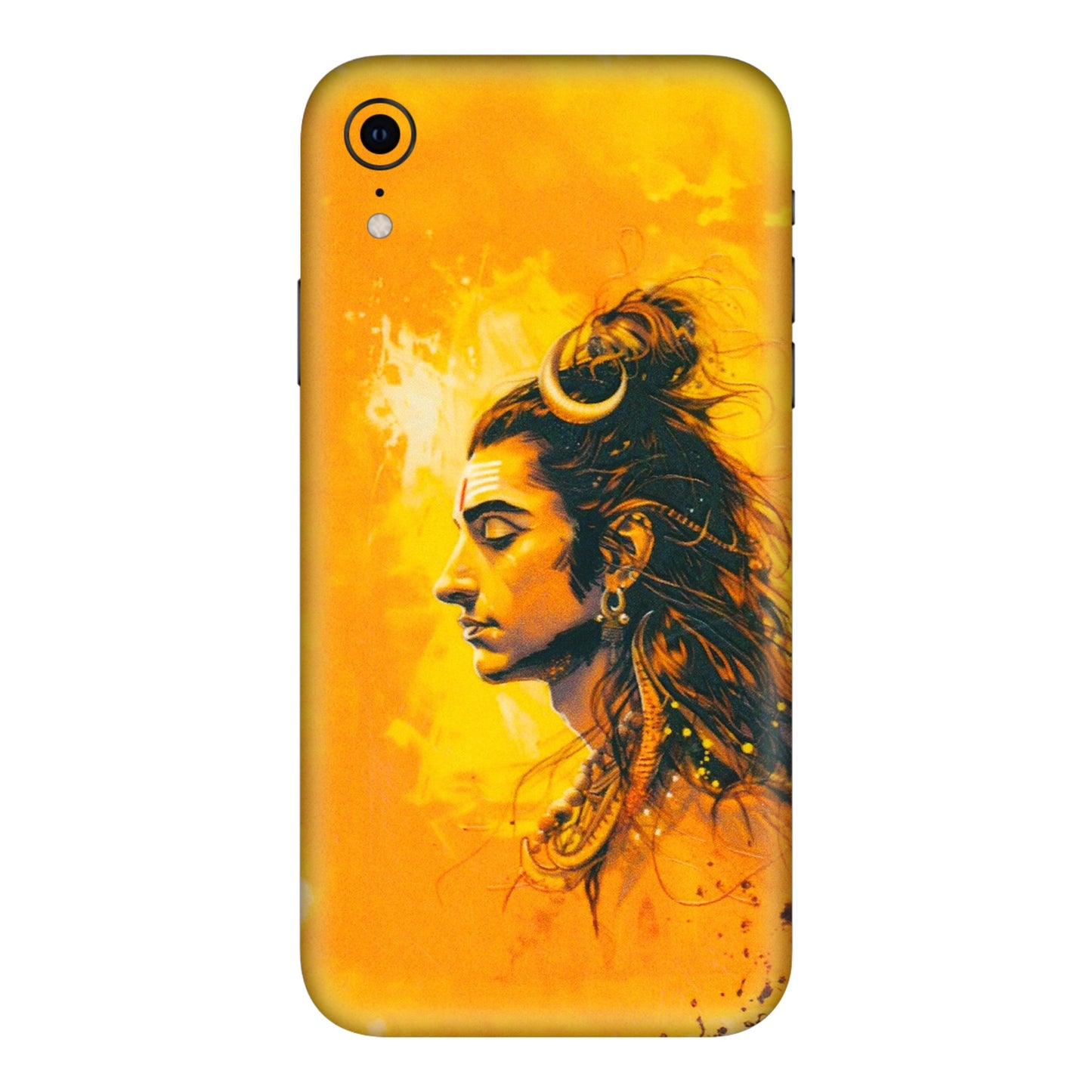 Apple iPhone Skins (All Models) - Shiv Shakti - 3D Embossed Finish (L-14) iPhone XR