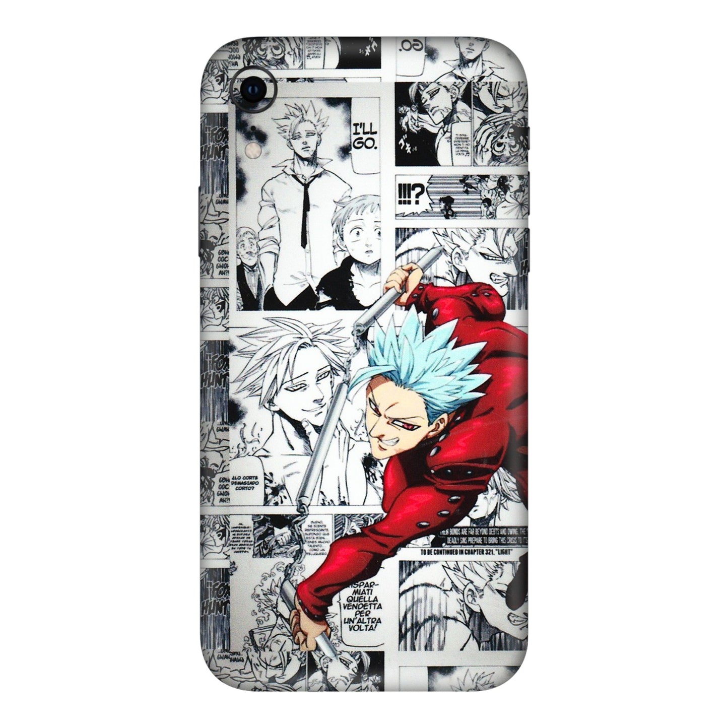 Apple iPhone Skins (All Models) - Anime Comic - 3D Embossed Finish (L-192) iPhone XR