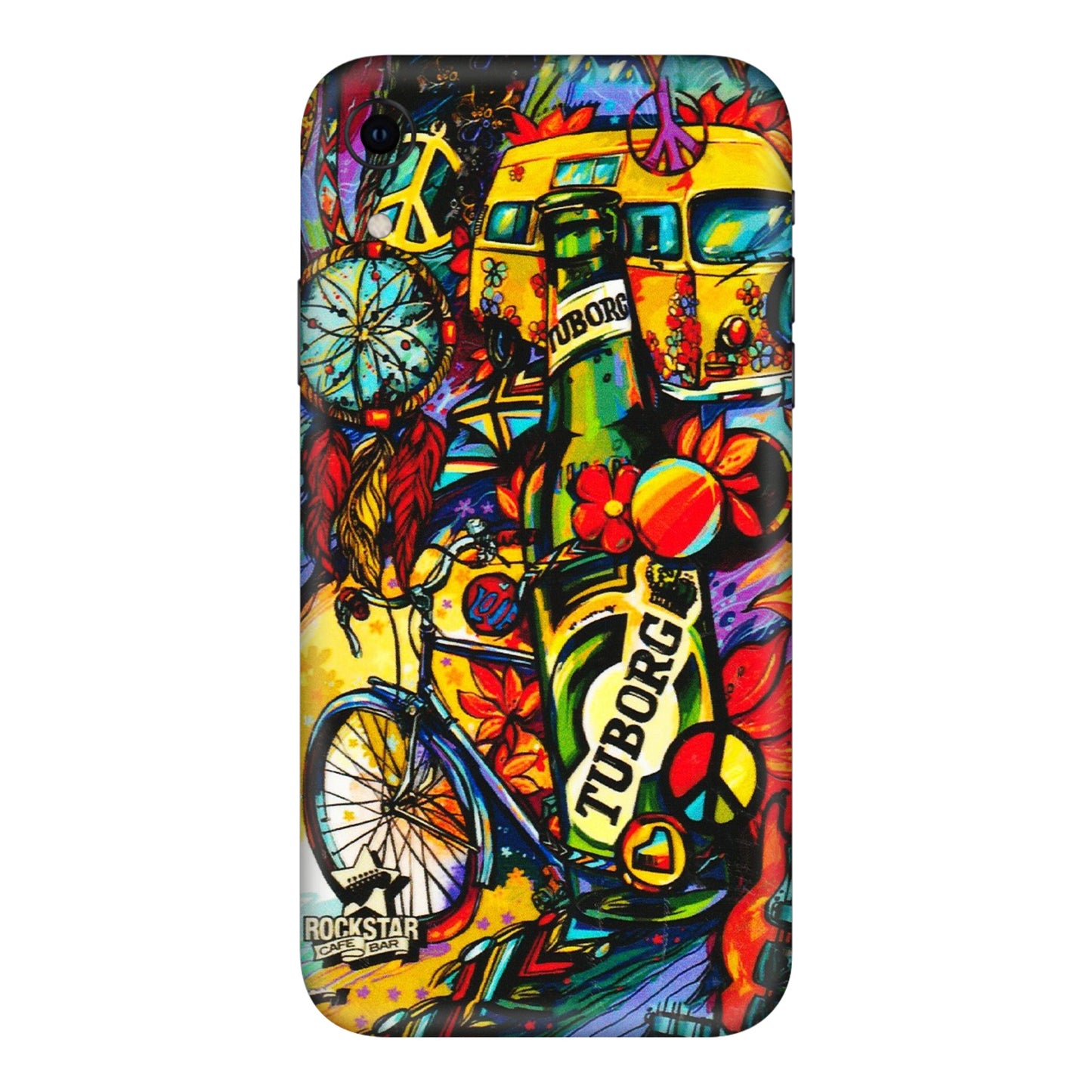 Apple iPhone Skins (All Models) - Cool Beer Bottle - 3D Embossed Finish (L-193) iPhone XR