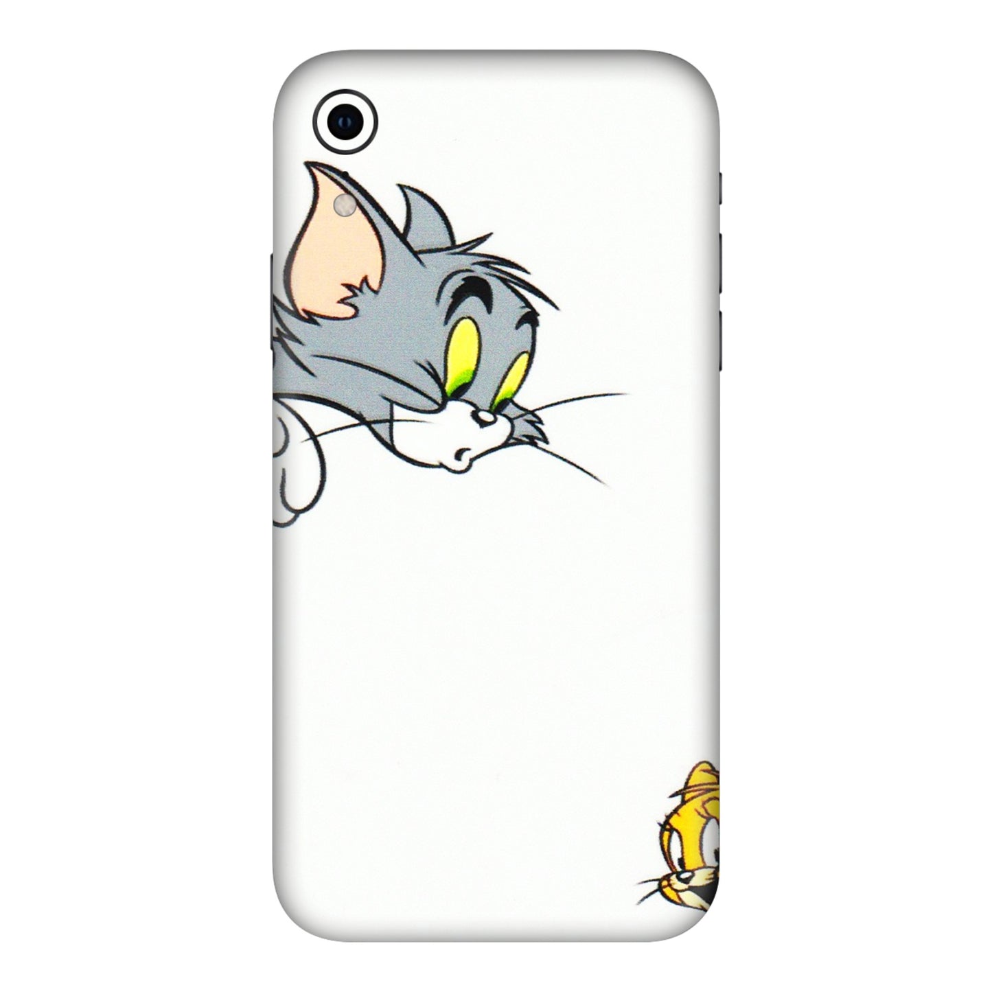 Apple iPhone Skins (All Models) - Cute Tom And Jerry - 3D Embossed Finish (L-220) iPhone XR