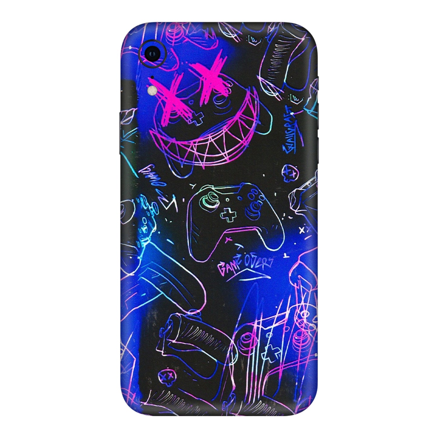 Apple iPhone Skins (All Models) - Gamers Paradise - 3D Embossed Finish (L-258) iPhone XR