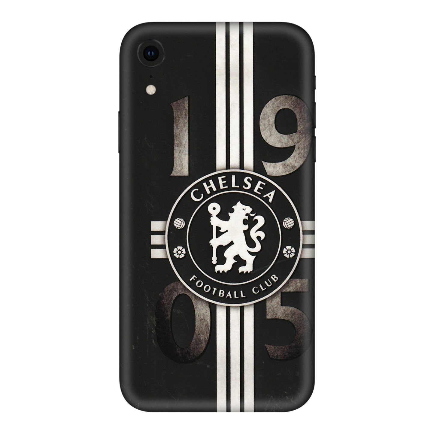 Apple iPhone Skins (All Models) - Chelsea Fan Club - 3D Embossed Finish (L-36) iPhone XR