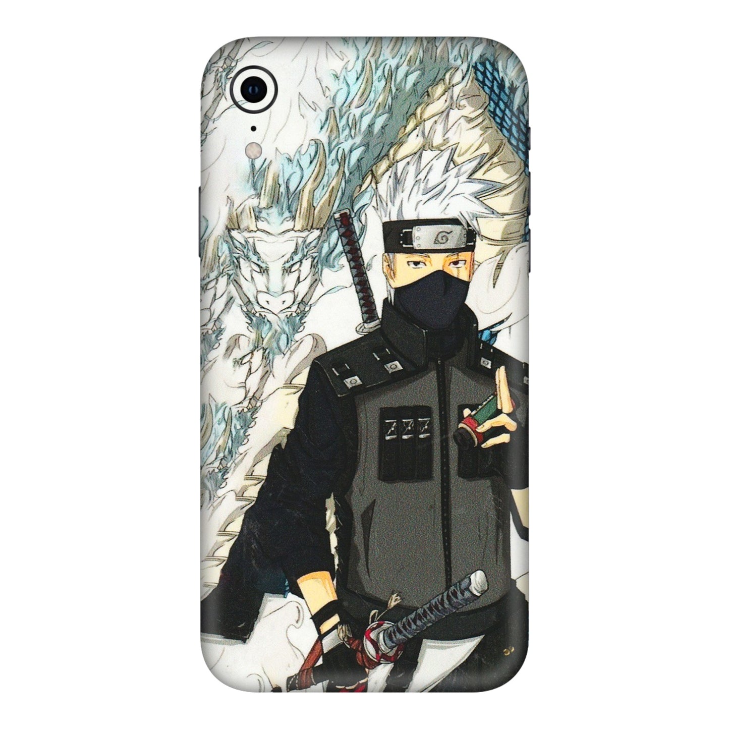 Apple iPhone Skins (All Models) - Kakashi Hatake Naruto Anime - 3D Embossed Finish (L-46) iPhone XR