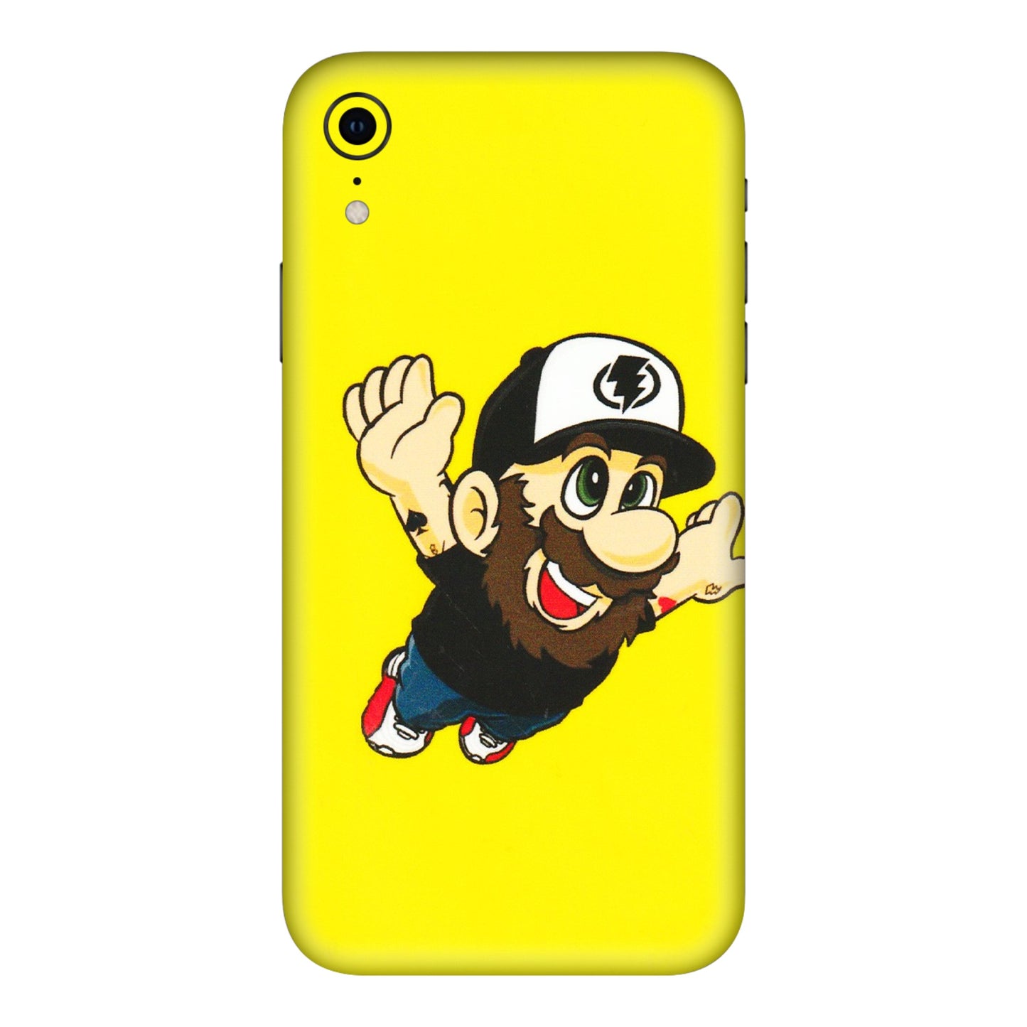 Apple iPhone Skins (All Models) - Flying Beardo - 3D Embossed Finish (L-60) iPhone XR