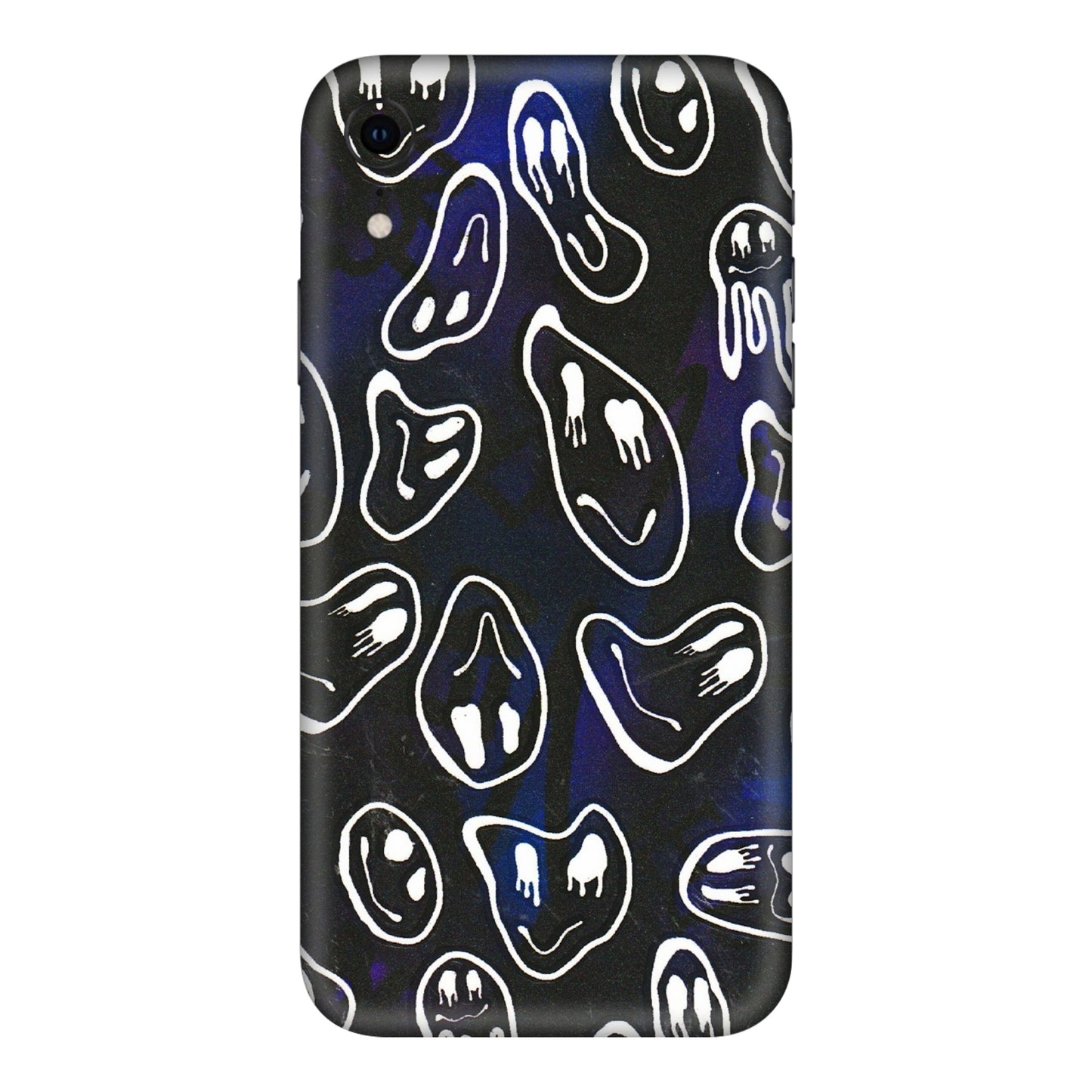 Apple iPhone Skins (All Models) - Distorted Smileys - 3D Embossed Finish (L-92) iPhone XR