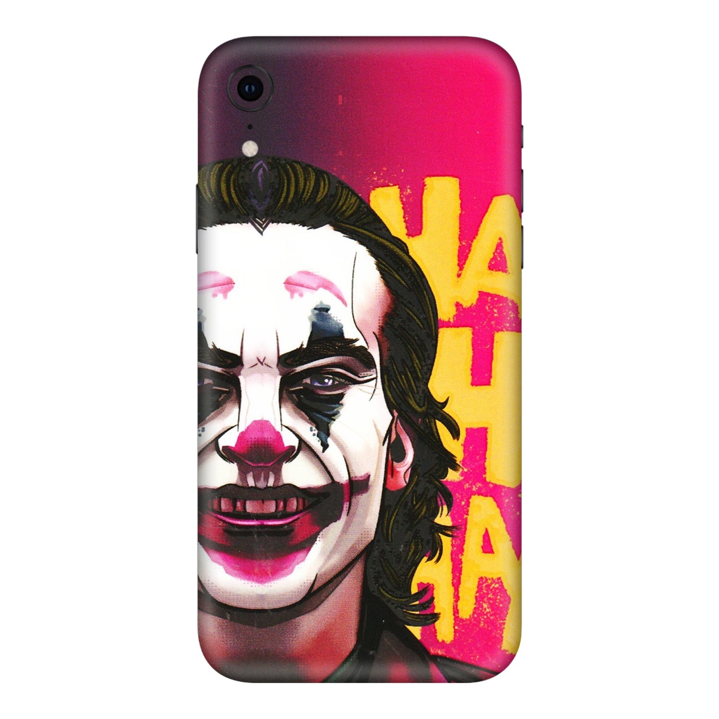 Apple iPhone Skins (All Models) - Joker Evil Laugh - 3D Embossed Finish (L-97) iPhone XR