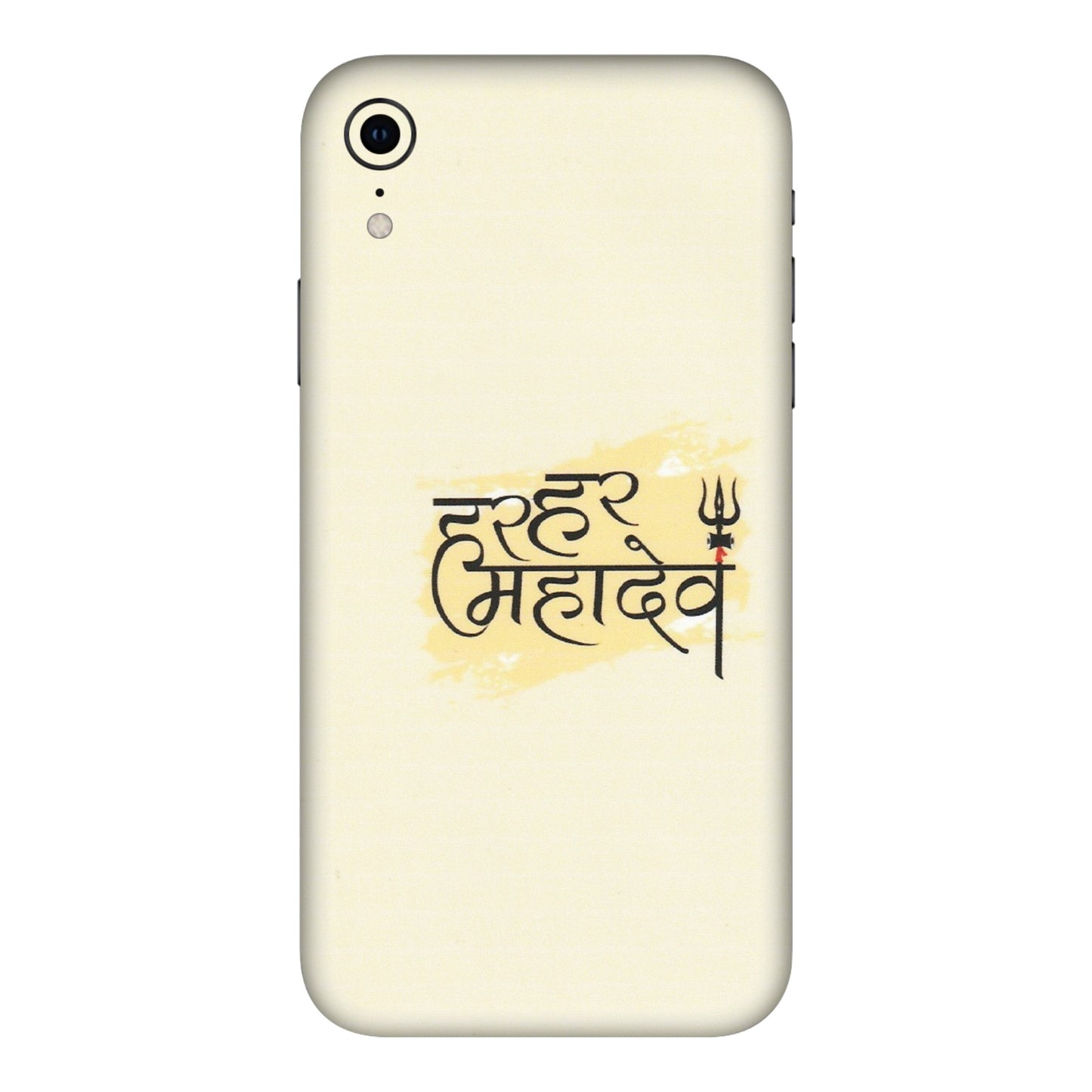 Apple iPhone Skins (All Models) - Har Har Mahadev - Matte Finish (M-10) iPhone XR