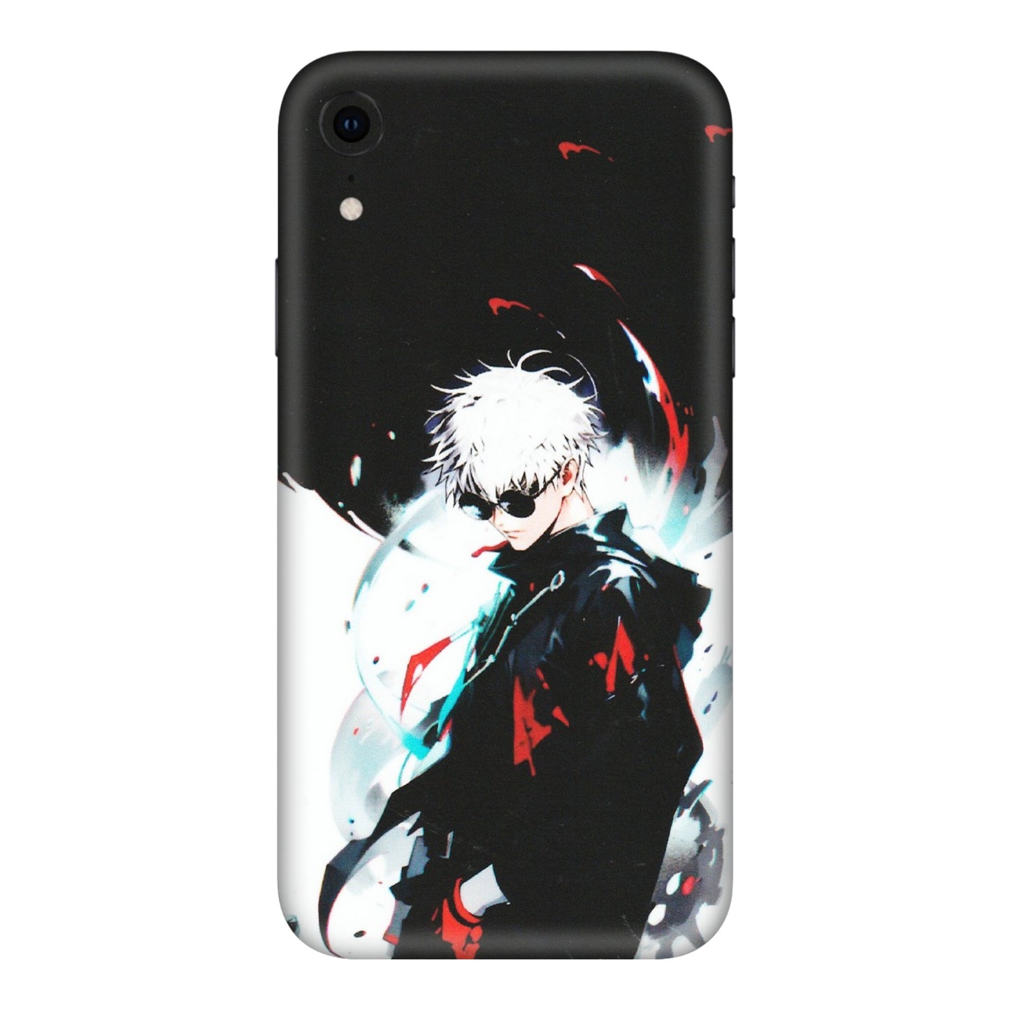 Apple iPhone Skins (All Models) - Gojo Powerful Charater Kaisen Anime - Matte Finish (M-144) iPhone XR