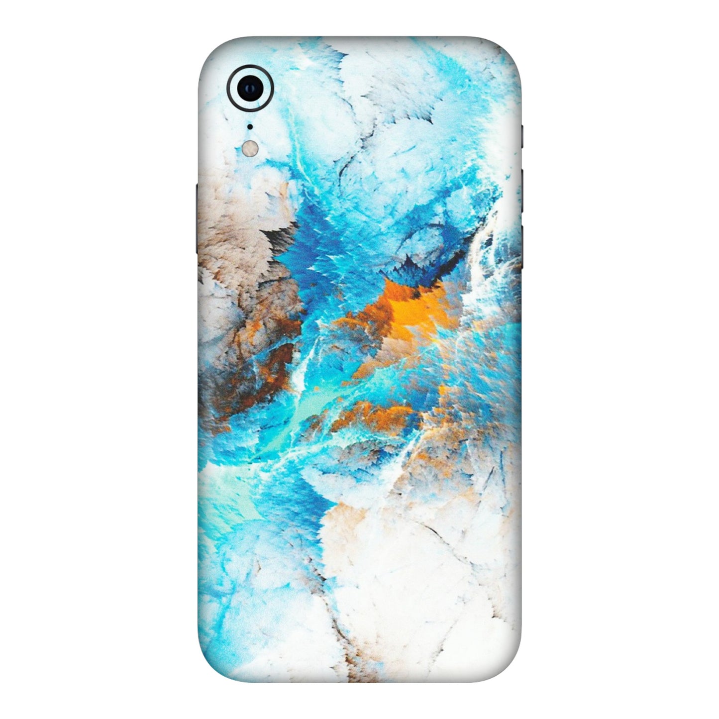 Apple iPhone Skins (All Models) - Blue Waves Abstract - Matte Finish (M-19) iPhone XR