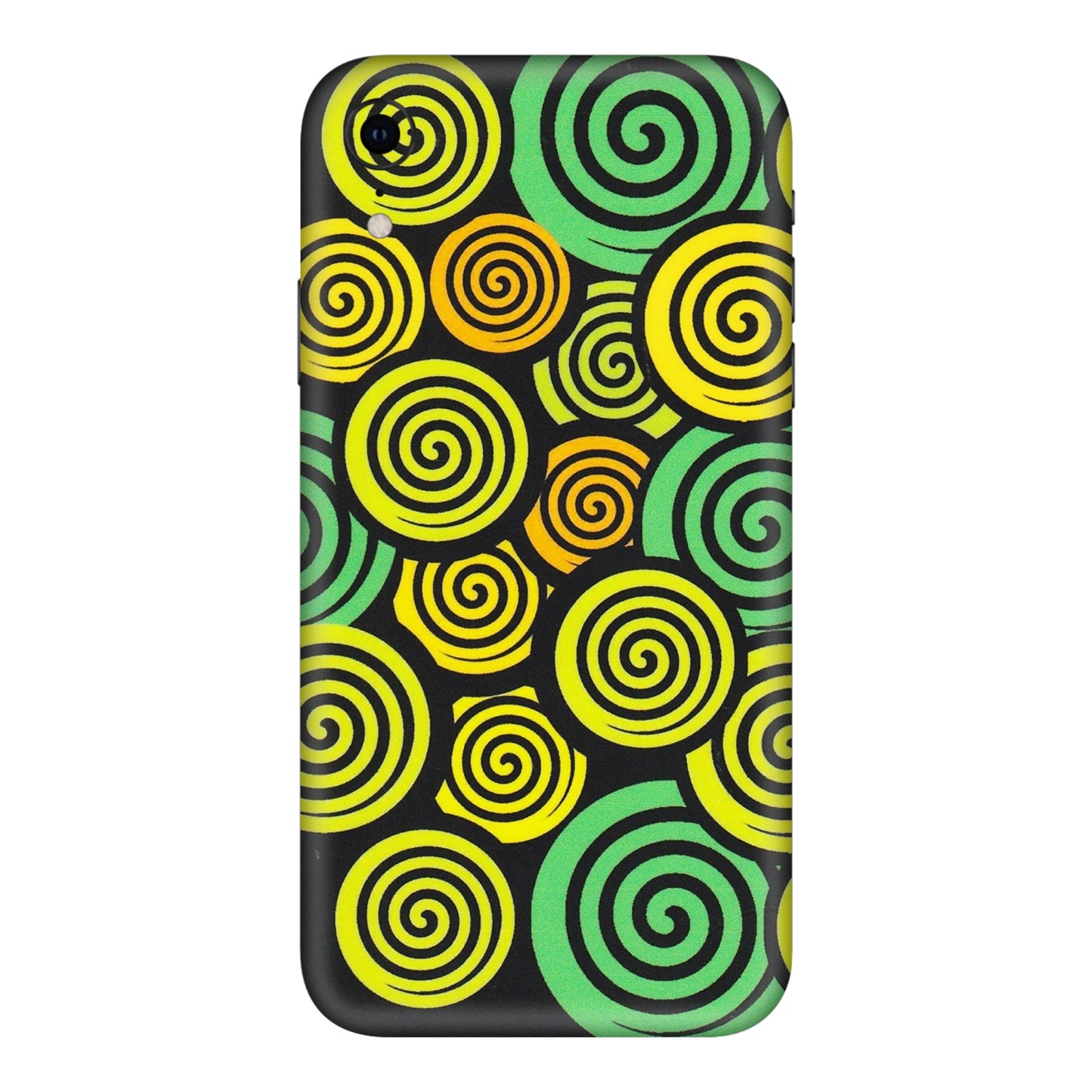 Apple iPhone Skins (All Models) - Crazy Spiral - Matte Finish (M-91) iPhone XR