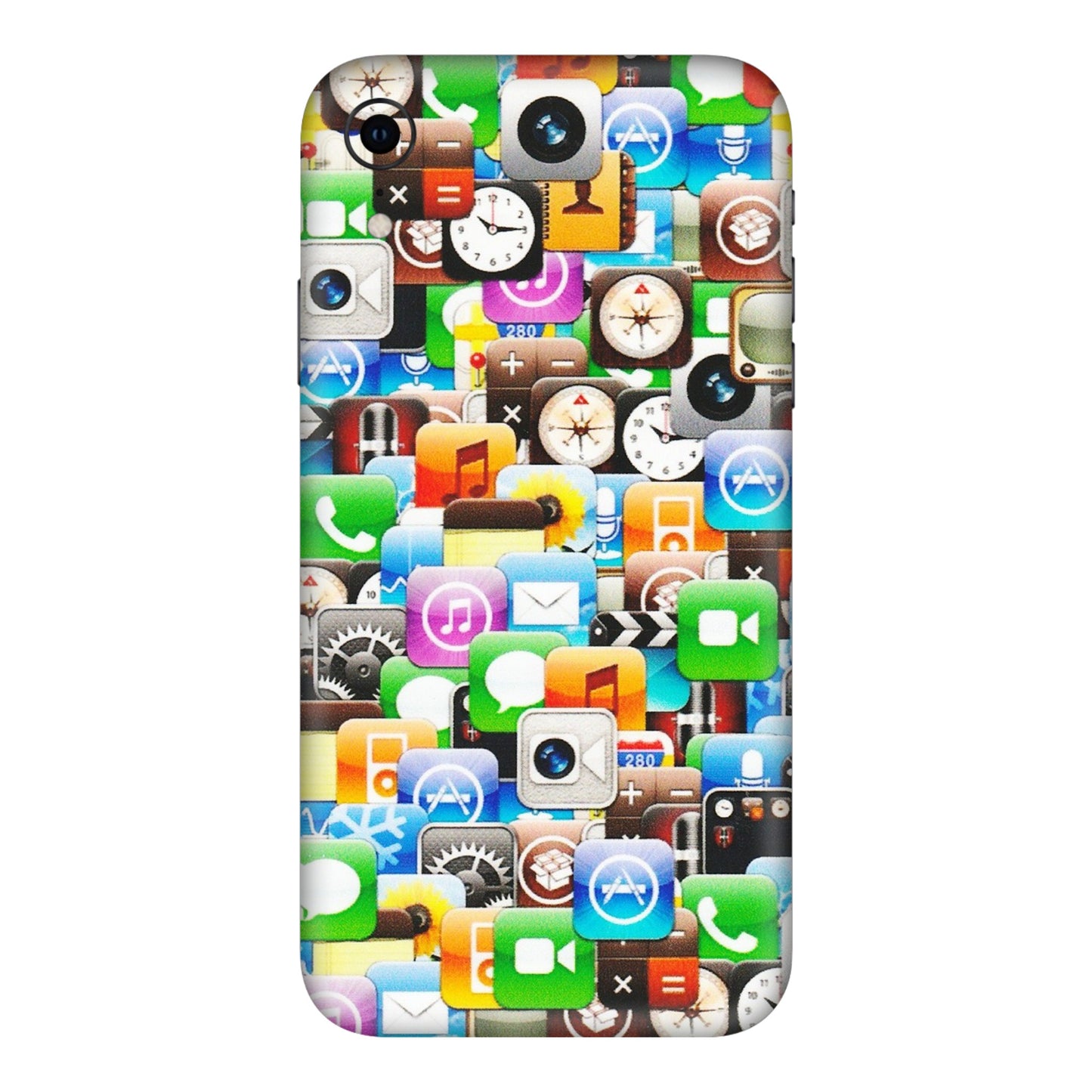 Apple iPhone Skins (All Models) - All Apple Icons - Matte Finish (M-93) iPhone XR