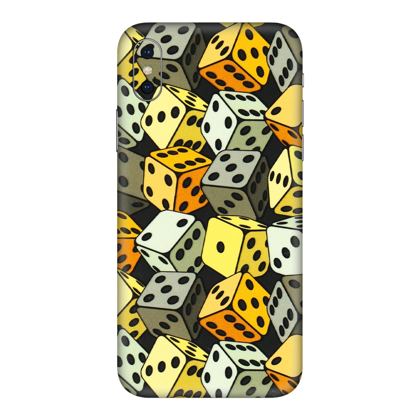 Apple iPhone Skins (All Models) - Dices Of Life - 3D Embossed Finish (L-04) iPhone XS