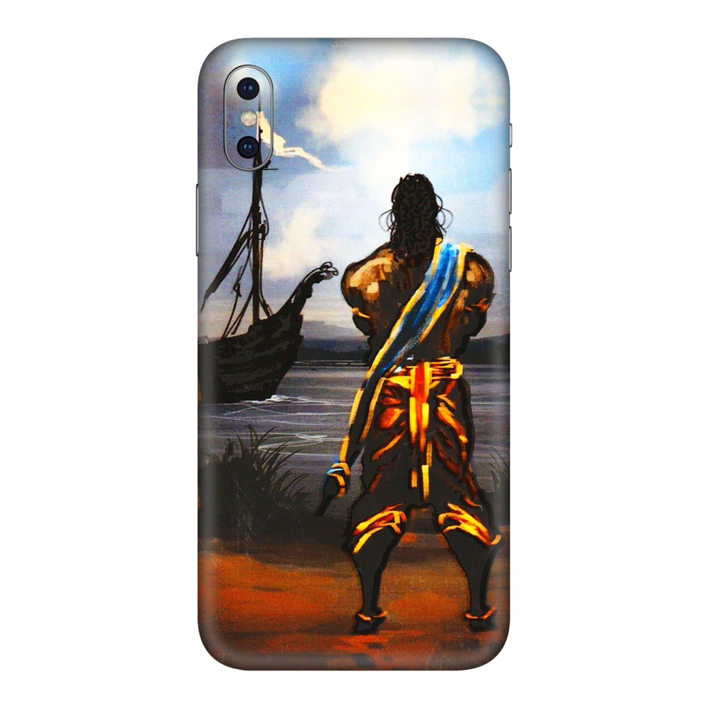 Apple iPhone Skins (All Models) - Heavenly God Figure - 3D Embossed Finish (L-34) iPhone XS