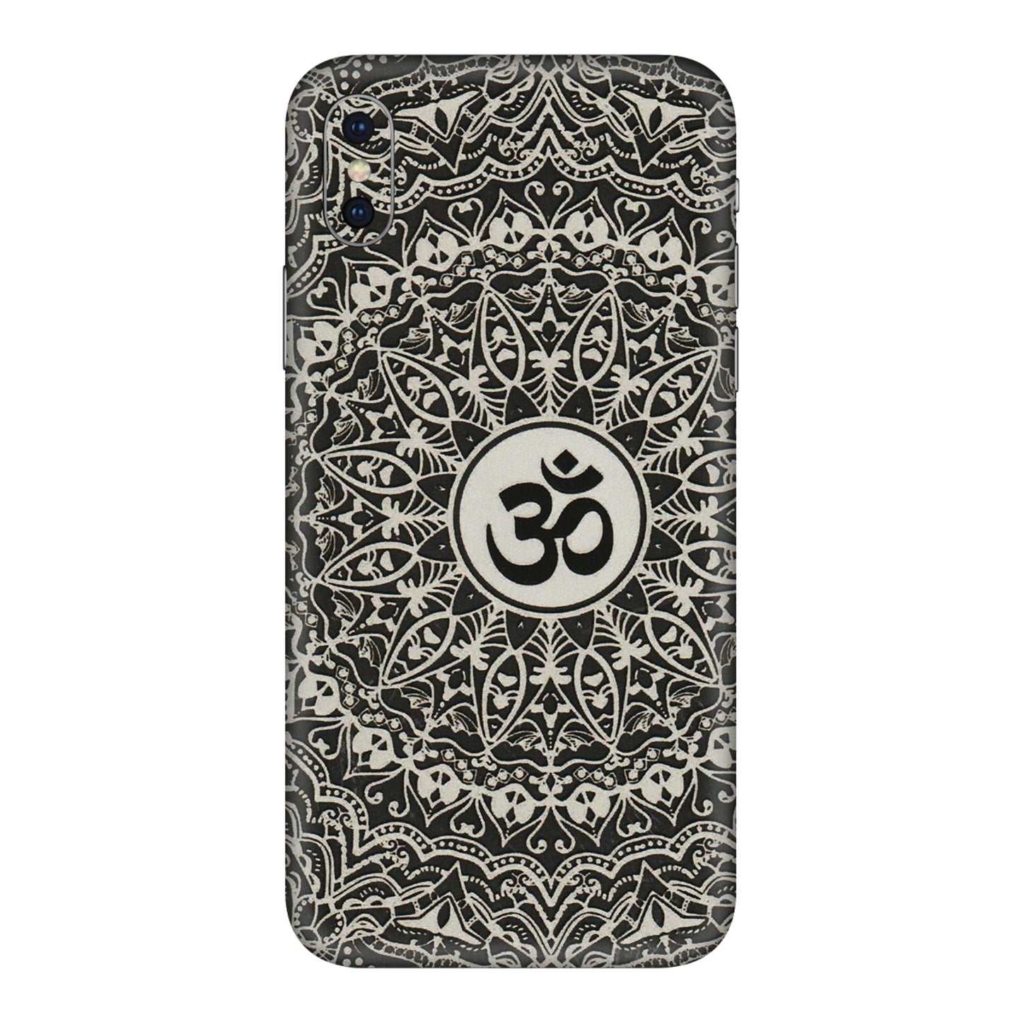 Apple iPhone Skins (All Models) - Aum Elegant Mandala - 3D Embossed Finish (L-62) iPhone XS